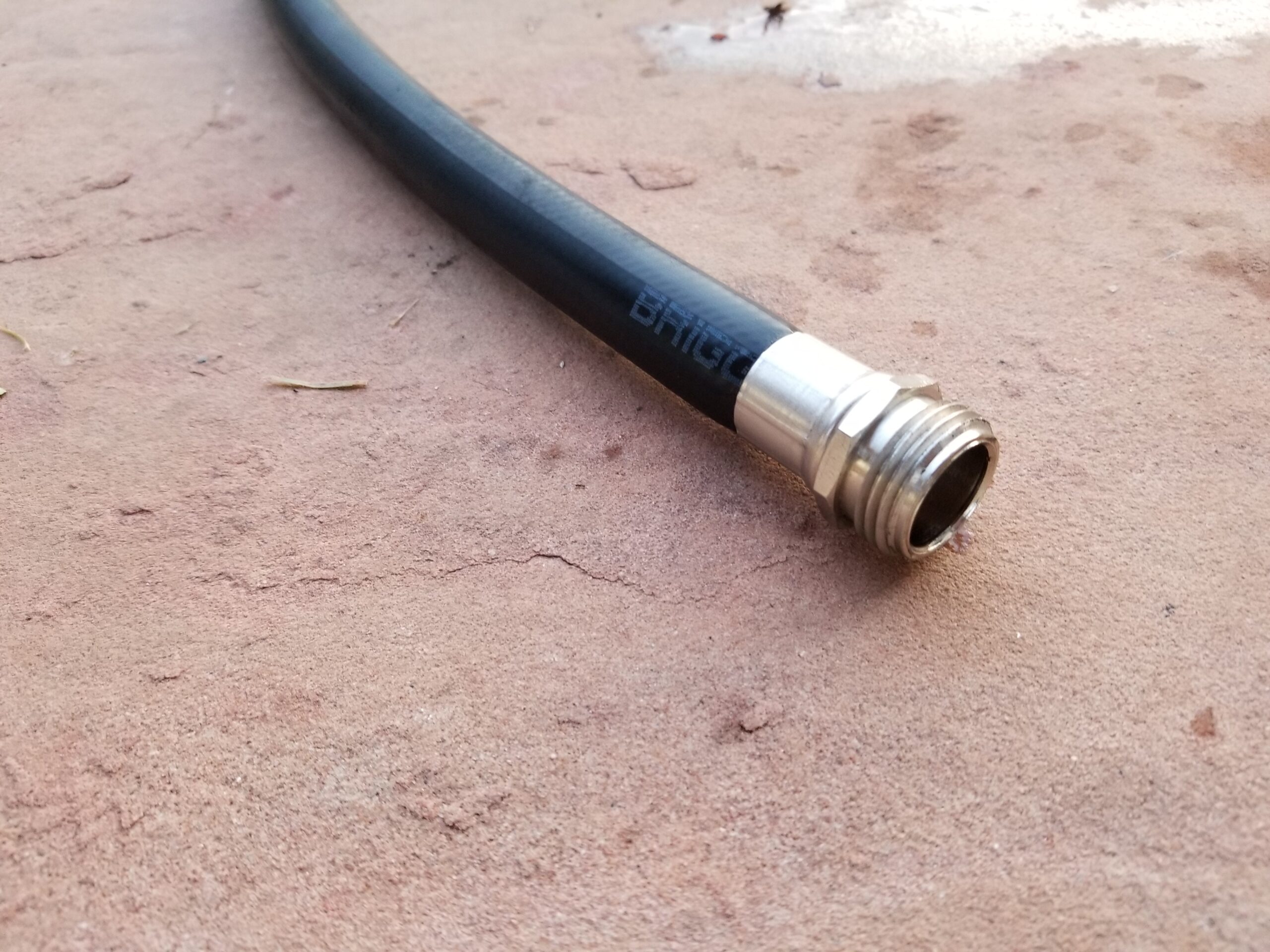 Briggs and Stratton 8BS25 25-Feet Premium Heavy-Duty Rubber Garden Hose - Customer Photo 2