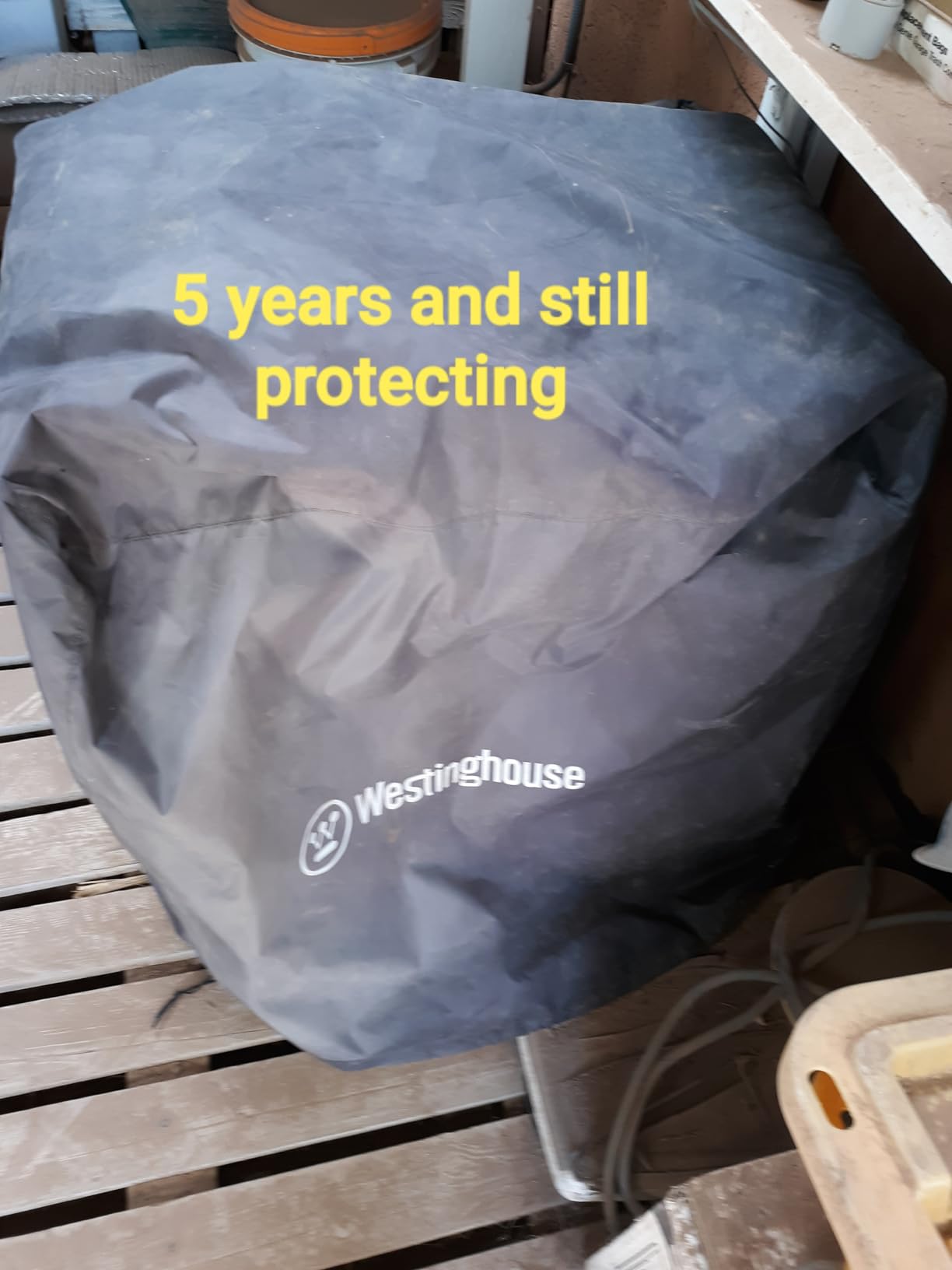 Westinghouse Outdoor Power Equipment WGen Generator Cover - Universal Fit For Portable Generators Up to 9500 Rated Watts Customer Review Westinghouse Outdoor Power Equipment WGen Generator Cover - Universal Fit For Portable Generators Up to 9500 Rated Watts - Customer Photo 1