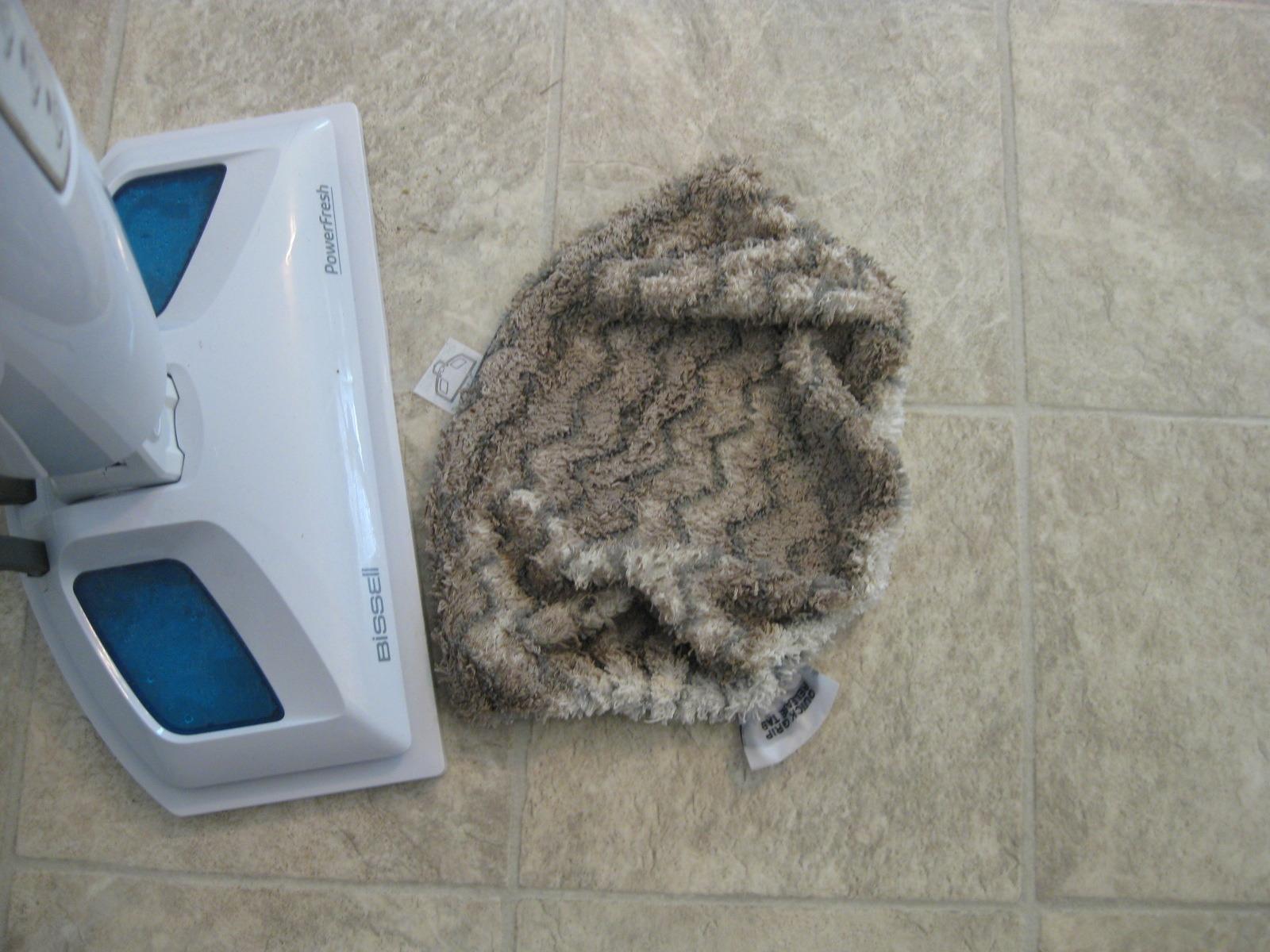 Bissell Power Fresh Steam Mop 1940A with Natural Sanitization, Floor Steamer, Tile Cleaner, and Hard Wood Floor Cleaner with Flip-Down Easy Scrubber - Customer Photo 1