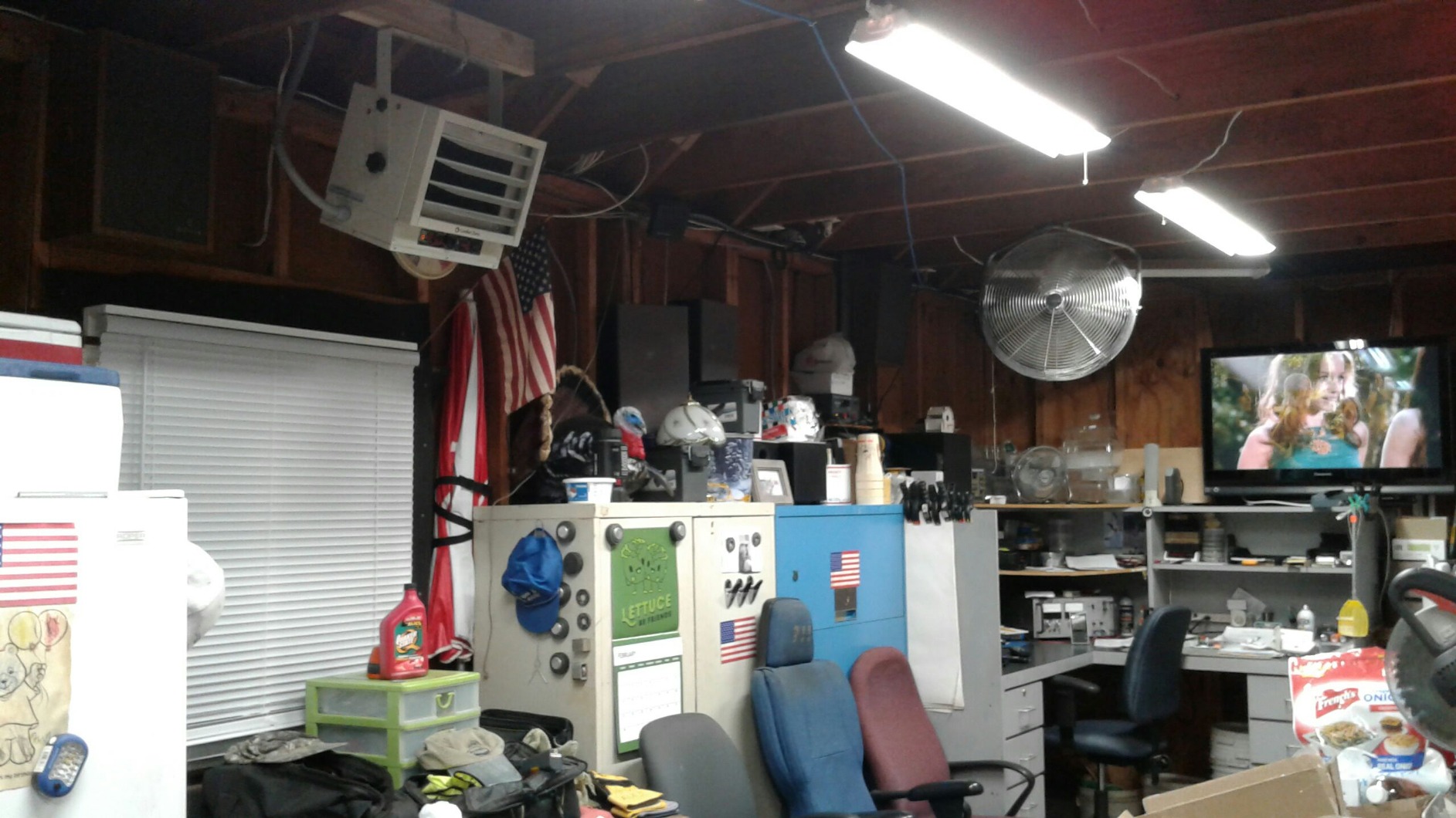 Comfort Zone Hard-Wired Ceiling Mount Garage Electric Space Heater, Fan-Forced, 5,000 watt, 240 volt, Overheat Protection, Thermal Cut-Out Switch, Ideal for Workshop & Garage, ETL Compliant, CZ220 Customer Review Comfort Zone Hard-Wired Ceiling Mount Garage Electric Space Heater, Fan-Forced, 5,000 watt, 240 volt, Overheat Protection, Thermal Cut-Out Switch, Ideal for Workshop & Garage, ETL Compliant, CZ220 - Customer Photo 2