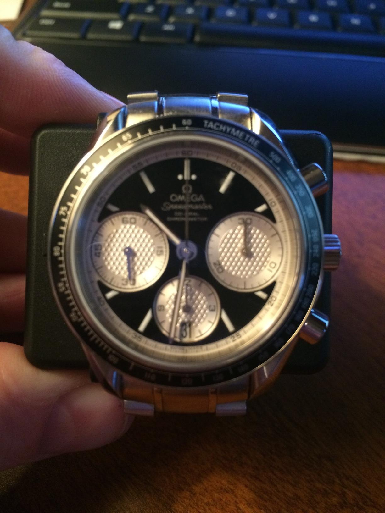 Omega Men's 326.30.40.50.01.002 Speed Master Racing Analog Display Swiss Automatic Silver Watch - Customer Photo 3