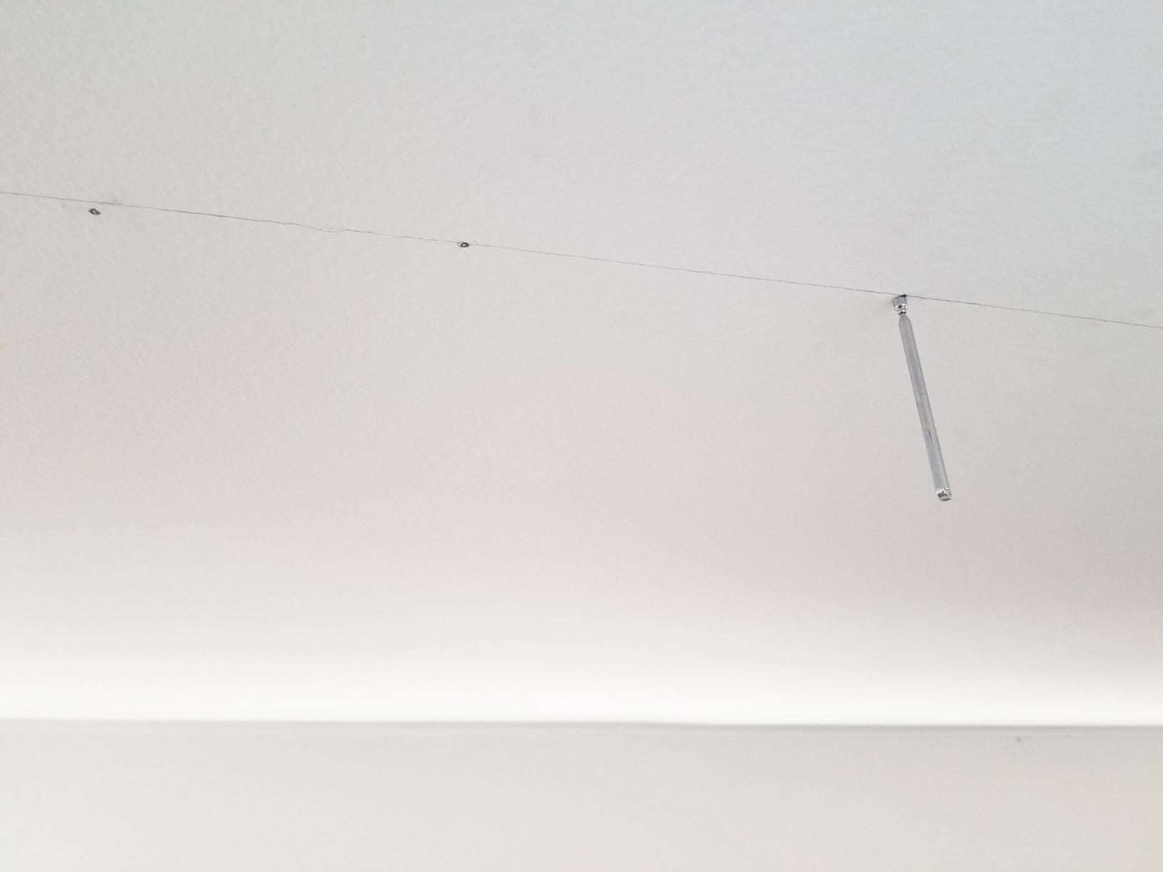 SafeRacks 4 ft x 8 ft Overhead Storage Rack Adjustable 24 in - 45in Height (White) With Accessory Pack With 5-Piece Hook Accessory Pack - Customer Photo 2