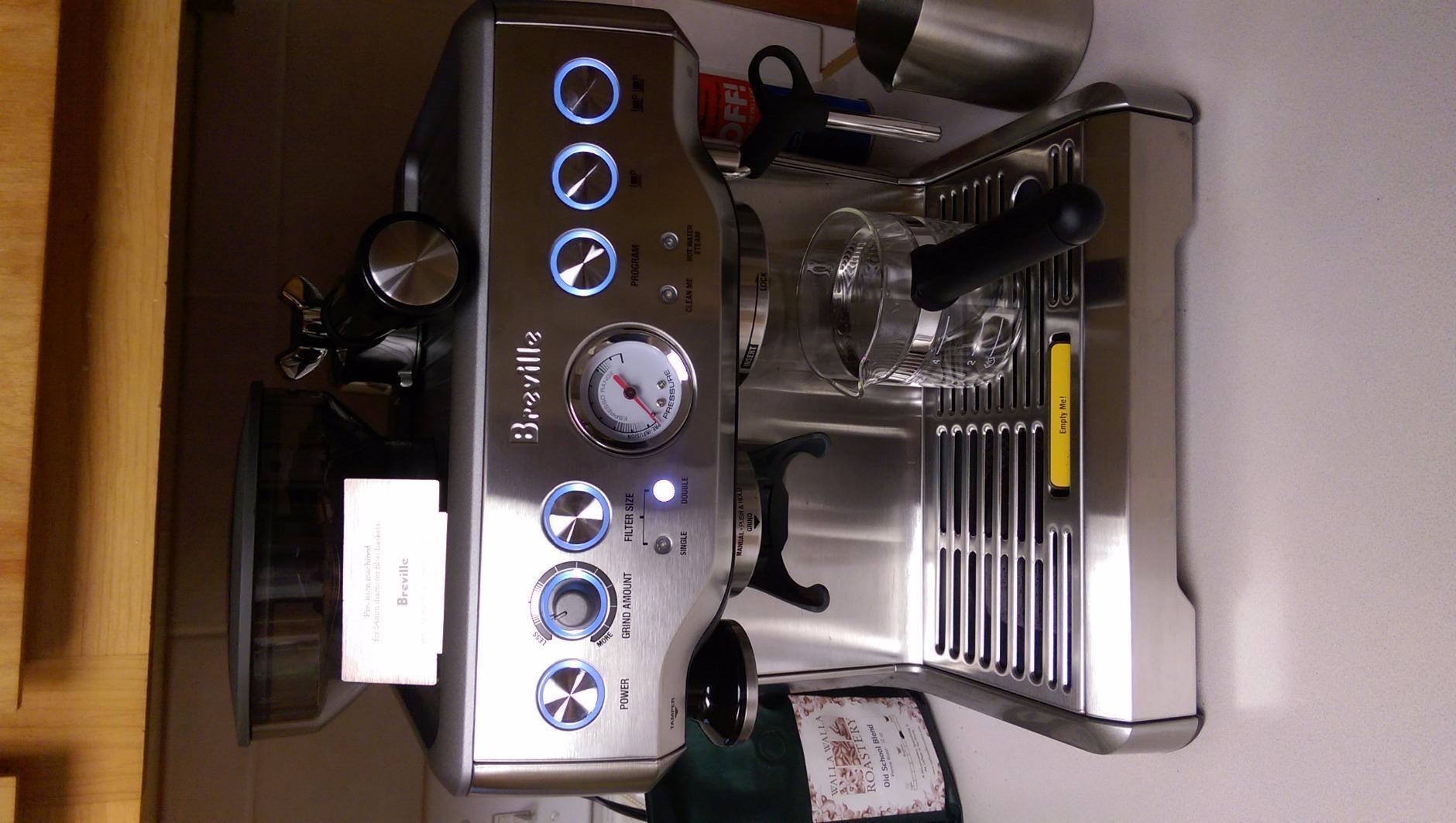 Breville Barista Express Espresso Machine BES870XL, Brushed Stainless Steel - Customer Photo 2