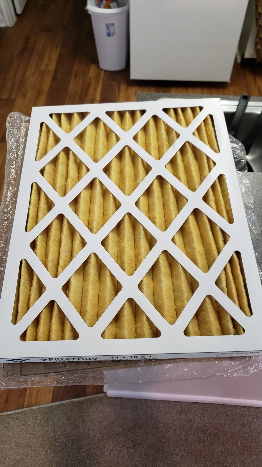 Filterbuy 20x25x4 Air Filter MERV 11 Superior Pet & Allergy Defense (2-Pack), Electrostatic Pleated HVAC AC Furnace Filters Replacement, Made in USA (Actual Size: 19.50 x 24.50 x 3.63) Customer Review Filterbuy 20x25x4 Air Filter MERV 11 Superior Pet & Allergy Defense (2-Pack), Electrostatic Pleated HVAC AC Furnace Filters Replacement, Made in USA (Actual Size: 19.50 x 24.50 x 3.63) - Customer Photo 1