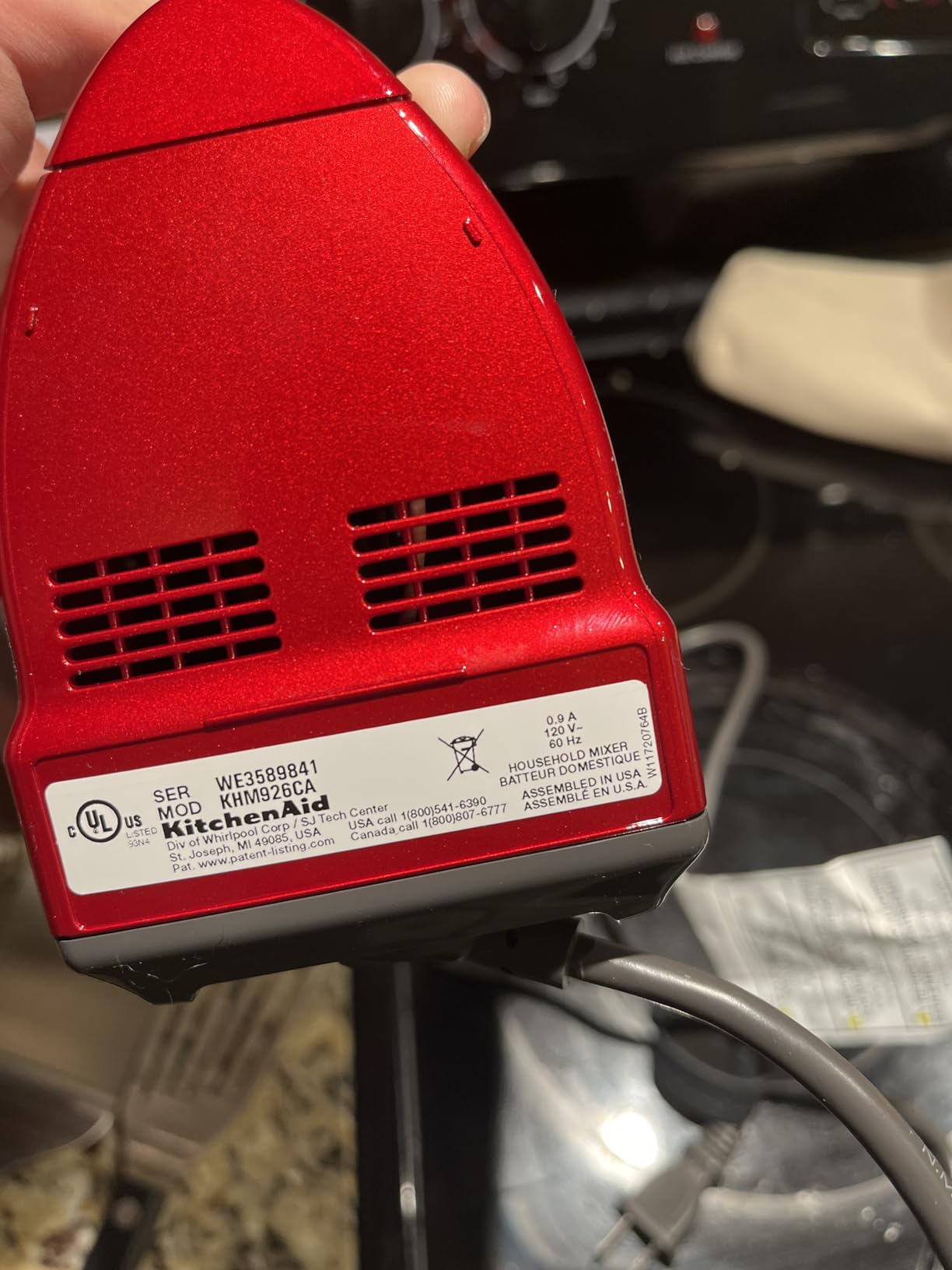 KitchenAid 9-Speed Hand Mixer - KHM926 - Customer Photo 1