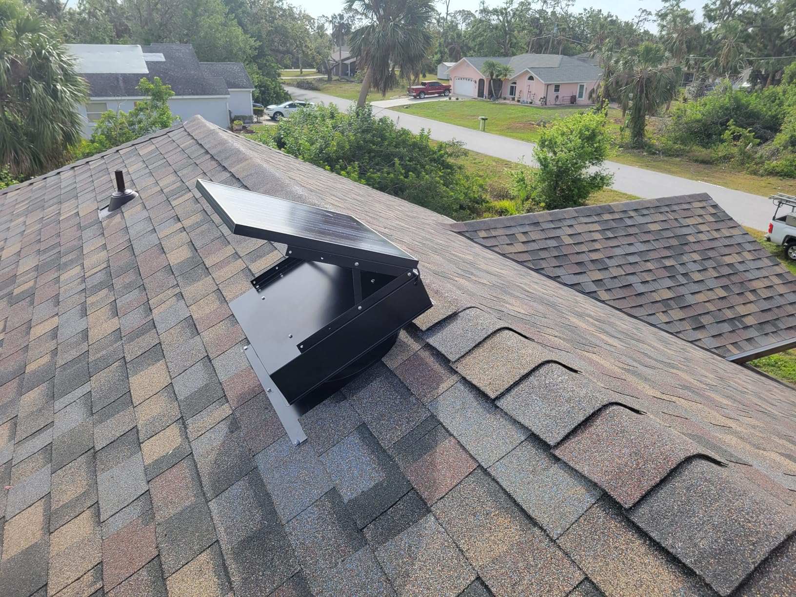 Remington Solar 30 Watt Roof Mount Solar Attic Fan - Customer Photo 1