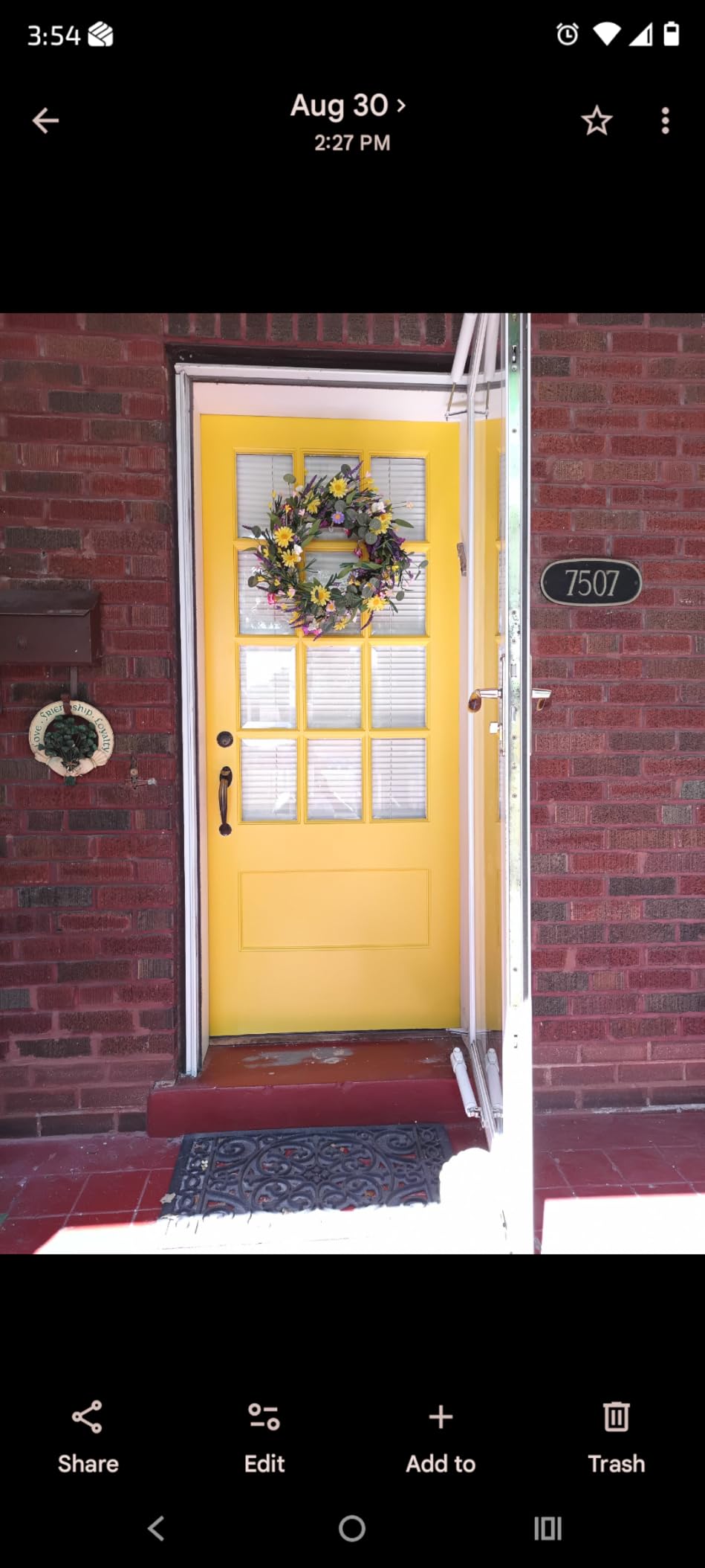Modern Masters 1 qt 275266 Elegant Front Door Paint Water-Based Exterior Enamel - Customer Photo 2