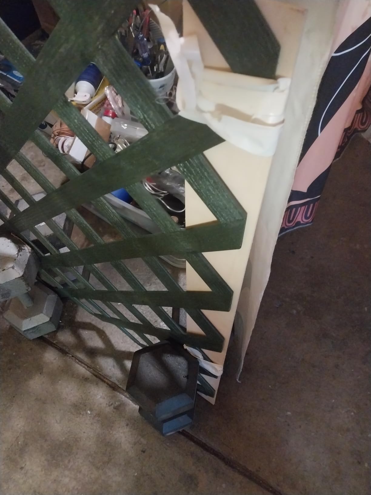 4 ft. x 8 ft. Woodland Green Garden Vinyl Lattice - Customer Photo 1