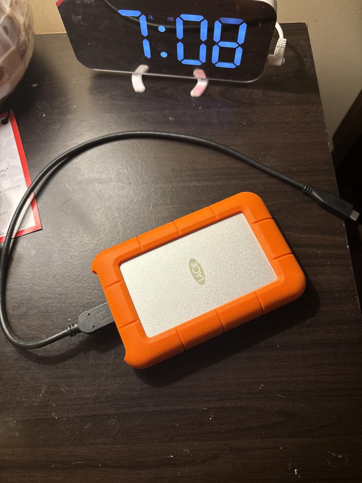 LaCie LAC9000298 La Cie Rugged Mini USB 3.0 / USB 2.0 External Hard Drive (9000298) Customer Review LaCie LAC9000298 La Cie Rugged Mini USB 3.0 / USB 2.0 External Hard Drive (9000298) - Customer Photo 1