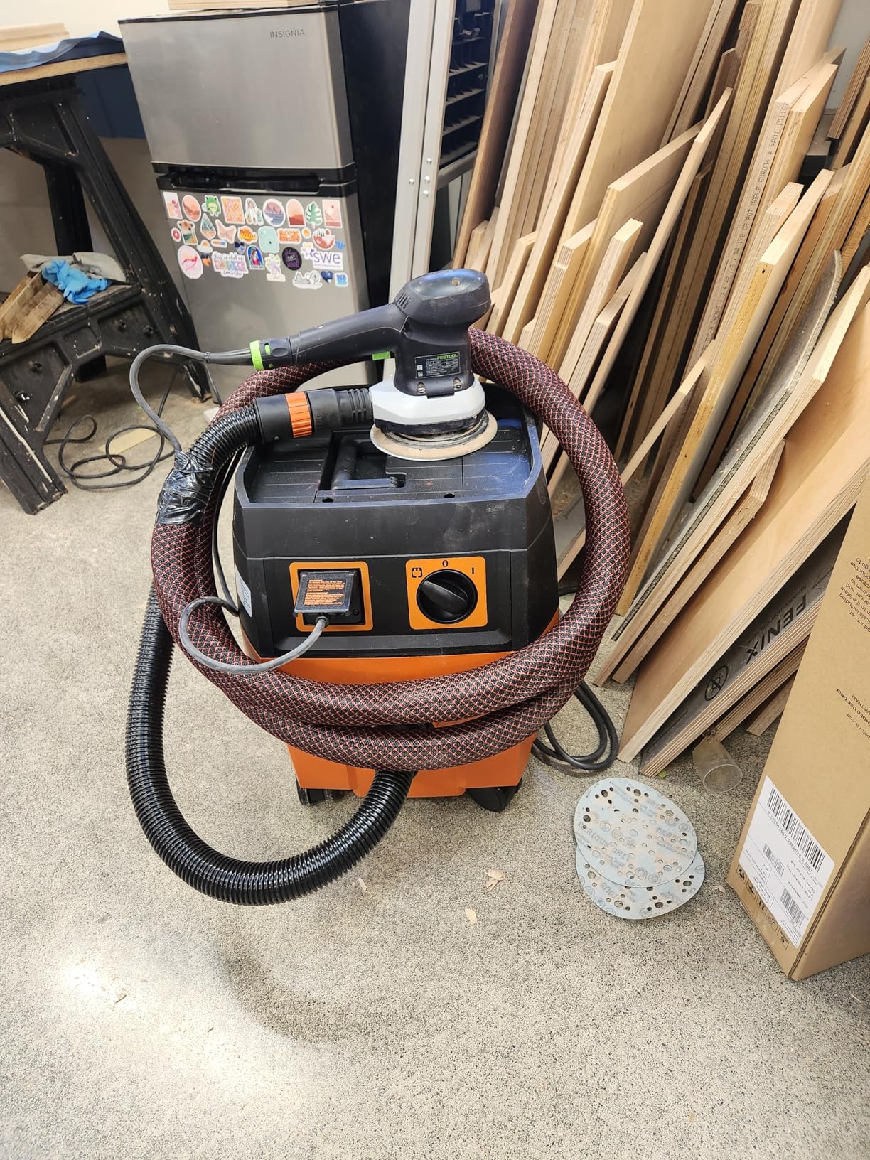 Fein Turbo II HEPA Set Wet/Dry Dust Extractor - 8.5-Gallon Capacity, 151 CFM Suction, Anti-Static System, Quiet 66 dB Operation - Customer Photo 1