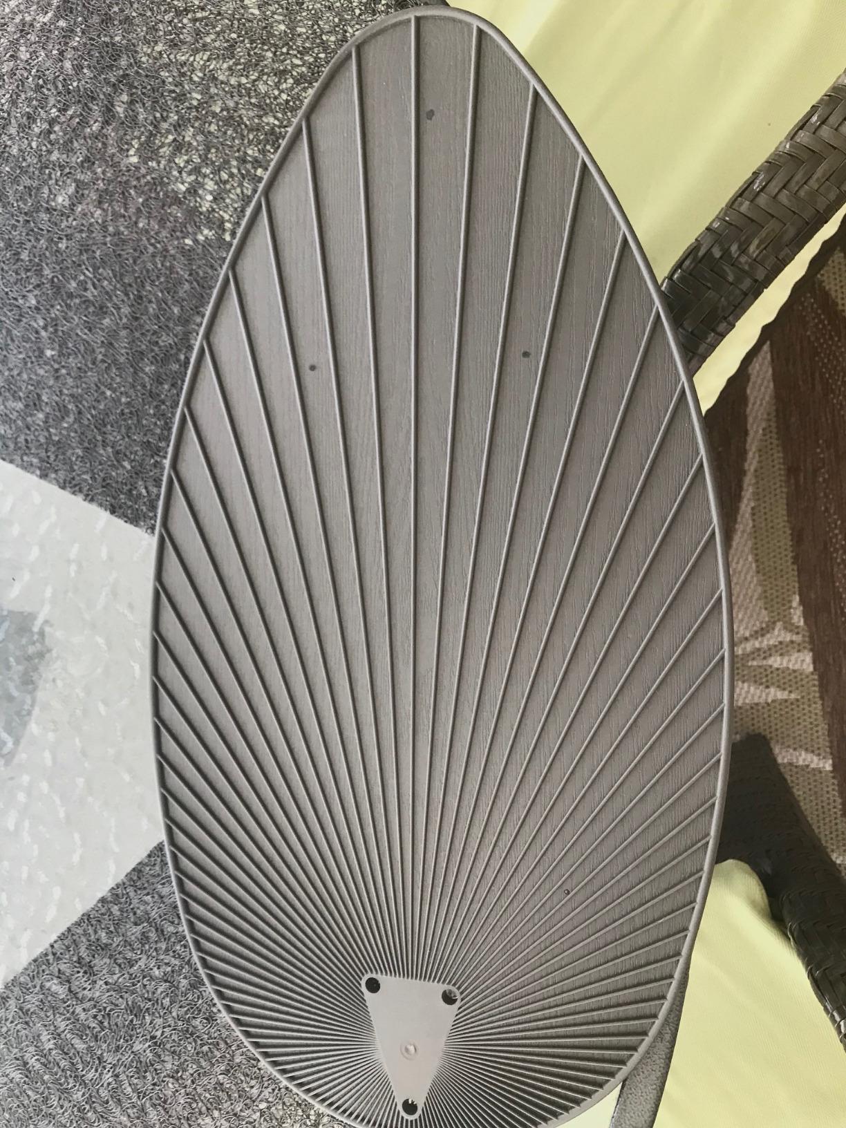 Honeywell Ceiling Fans Palm Island, 52 Inch Tropical Indoor Outdoor Ceiling Fan with No Light, Pull Chain, Dual Mounting Options, 5 Palm Leaf Blades, Wet-Rated - 50207-01 (Bronze) Customer Review Honeywell Ceiling Fans Palm Island, 52 Inch Tropical Indoor Outdoor Ceiling Fan with No Light, Pull Chain, Dual Mounting Options, 5 Palm Leaf Blades, Wet-Rated - 50207-01 (Bronze) - Customer Photo 2