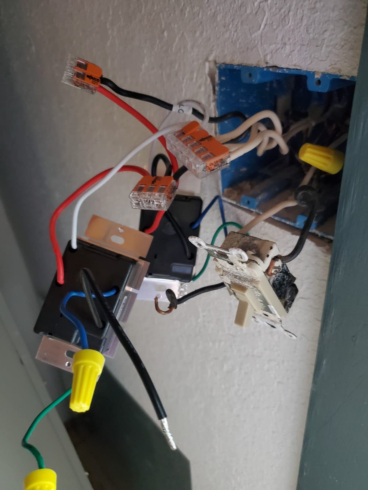 Lutron Caseta Original Smart Dimmer Switch (Lutron Smart Hub Required), for LED Lights, 150 Watt, Single-Pole/3-Way, No Neutral Required, PD-6WCL-WH, White - Customer Photo 1