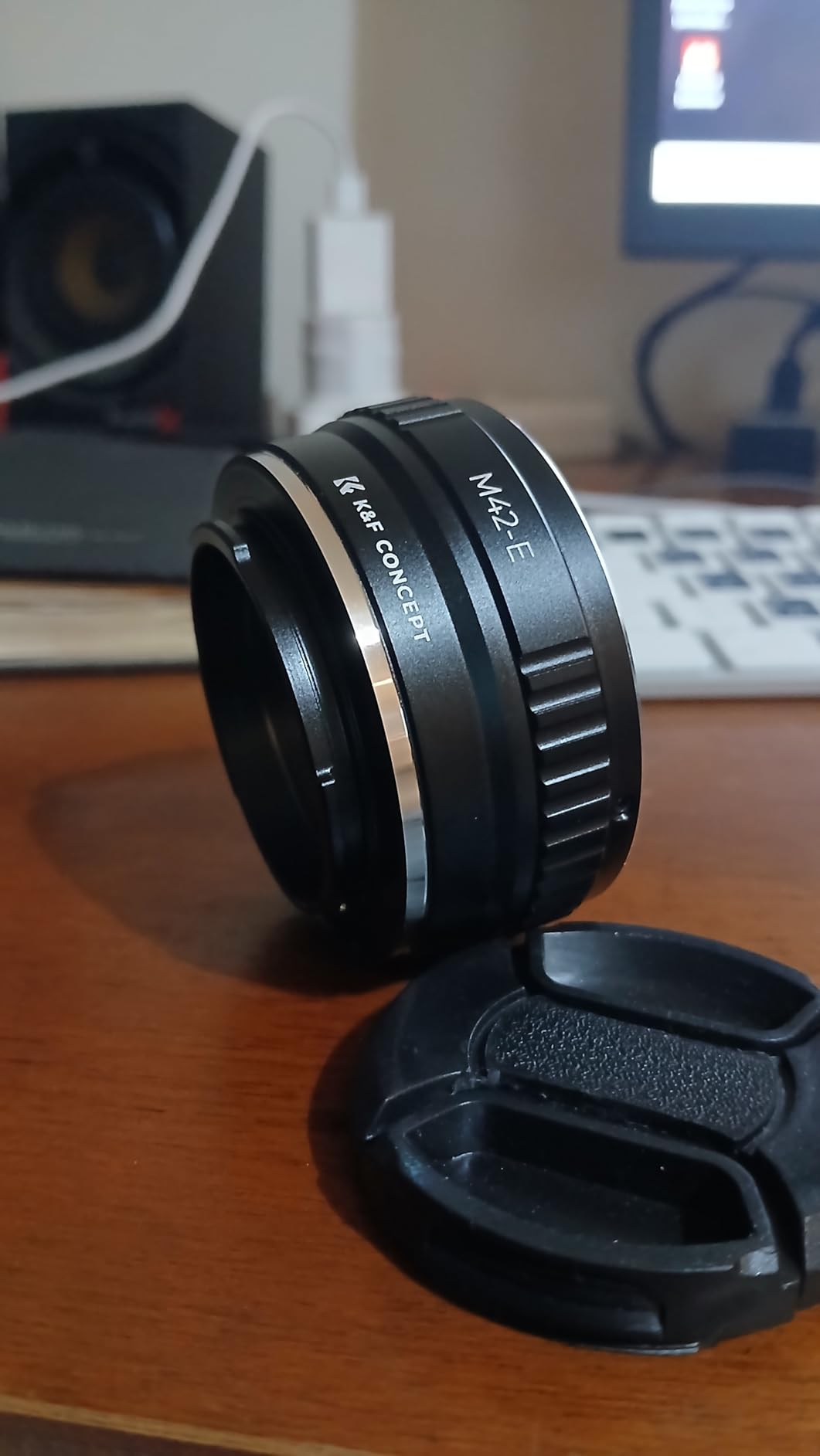 K&F Concept Lens Mount Adapter FD to NEX Compatible for Canon FD FL Lens to NEX E-Mount Camera Compatible for Sony Alpha NEX-7 NEX-6 NEX-5N NEX-5 NEX-C3 NEX-3 - Customer Photo 1