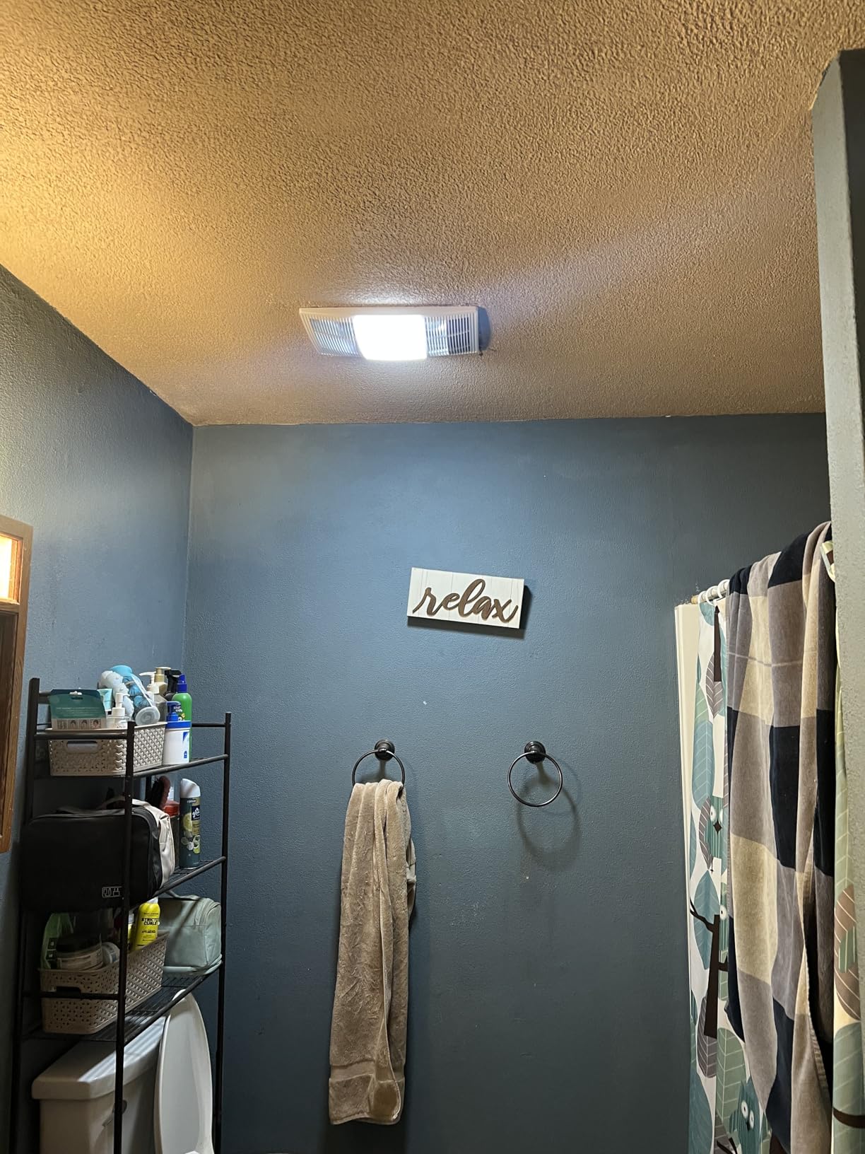 Broan-NuTone BHFLED110 PowerHeat Bathroom Exhaust Fan, Heater, and LED Light Combination, 110 CFM - Customer Photo 1