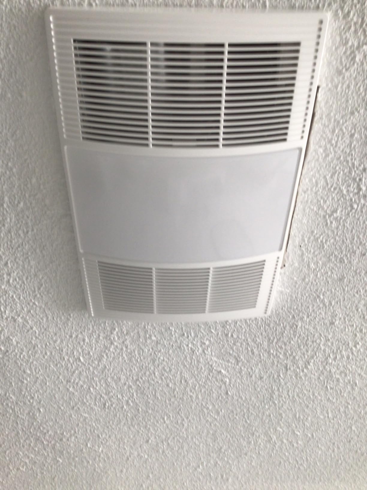 Broan-NuTone BHFLED110 PowerHeat Bathroom Exhaust Fan, Heater, and LED Light Combination, 110 CFM - Customer Photo 2