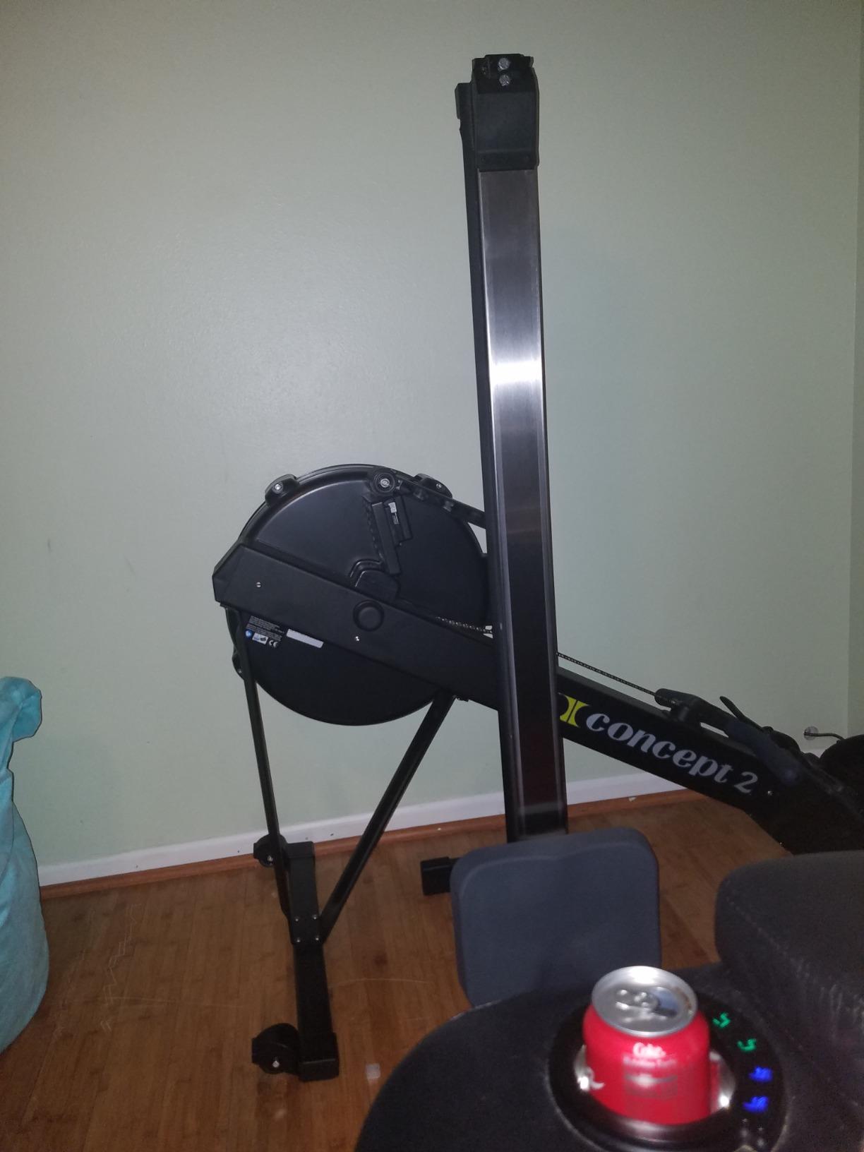 Concept2 RowErg Indoor Rowing Machine - PM5 Monitor, Device Holder, Adjustable Air Resistance, Easy Storage - Customer Photo 2