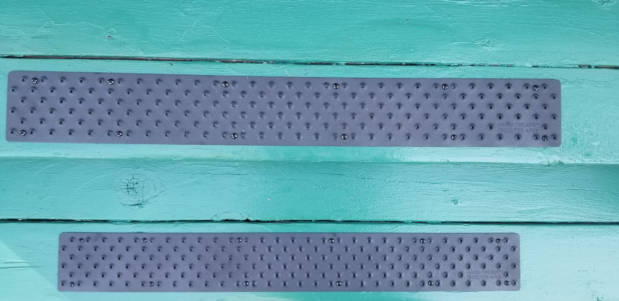 HandiTreads Non Slip Aluminum Stair Tread, Powder Coated Black, 3.75