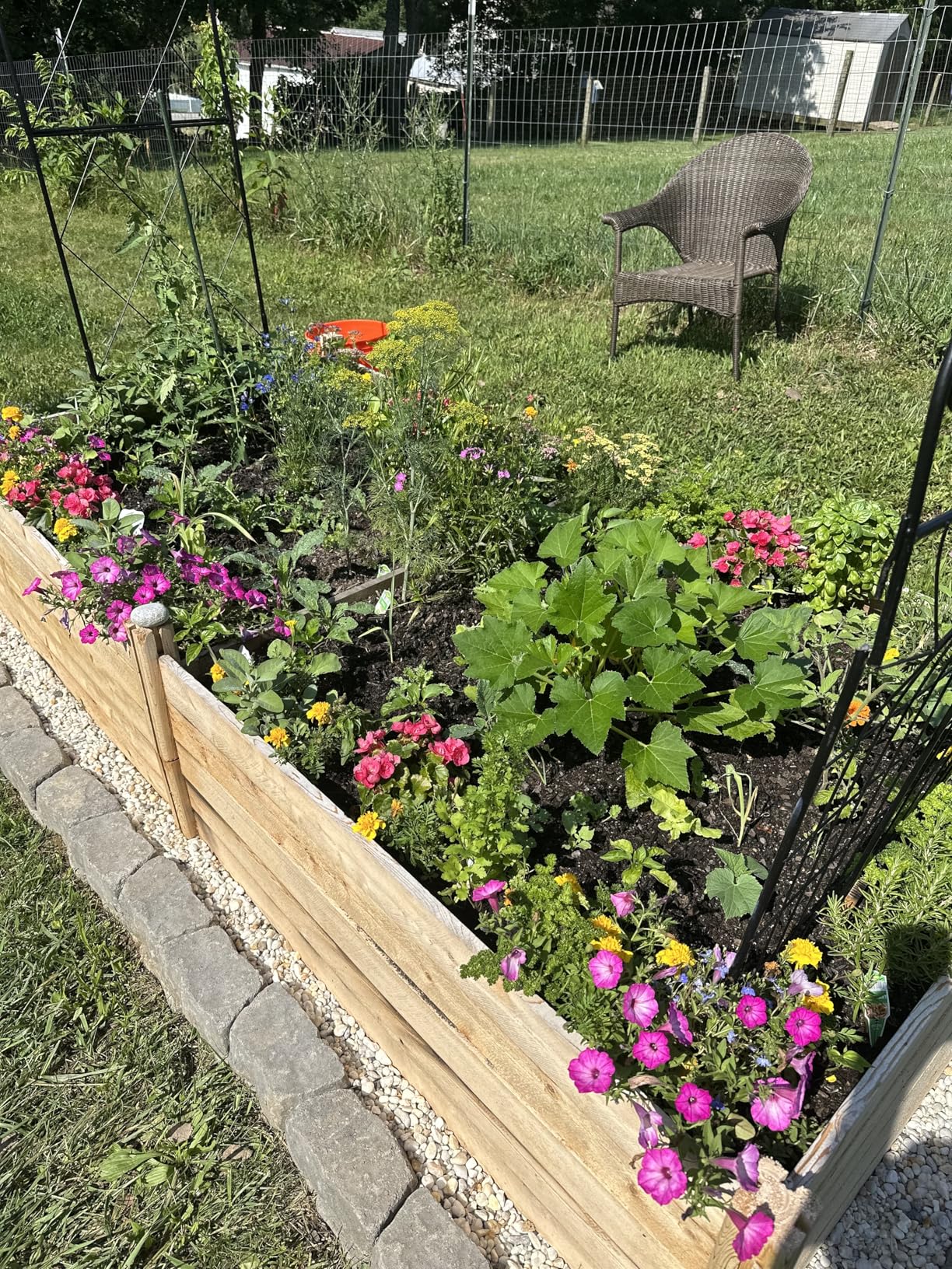 Greenes Fence Original Cedar Raised Garden Bed, 4' x 8' x 17.5