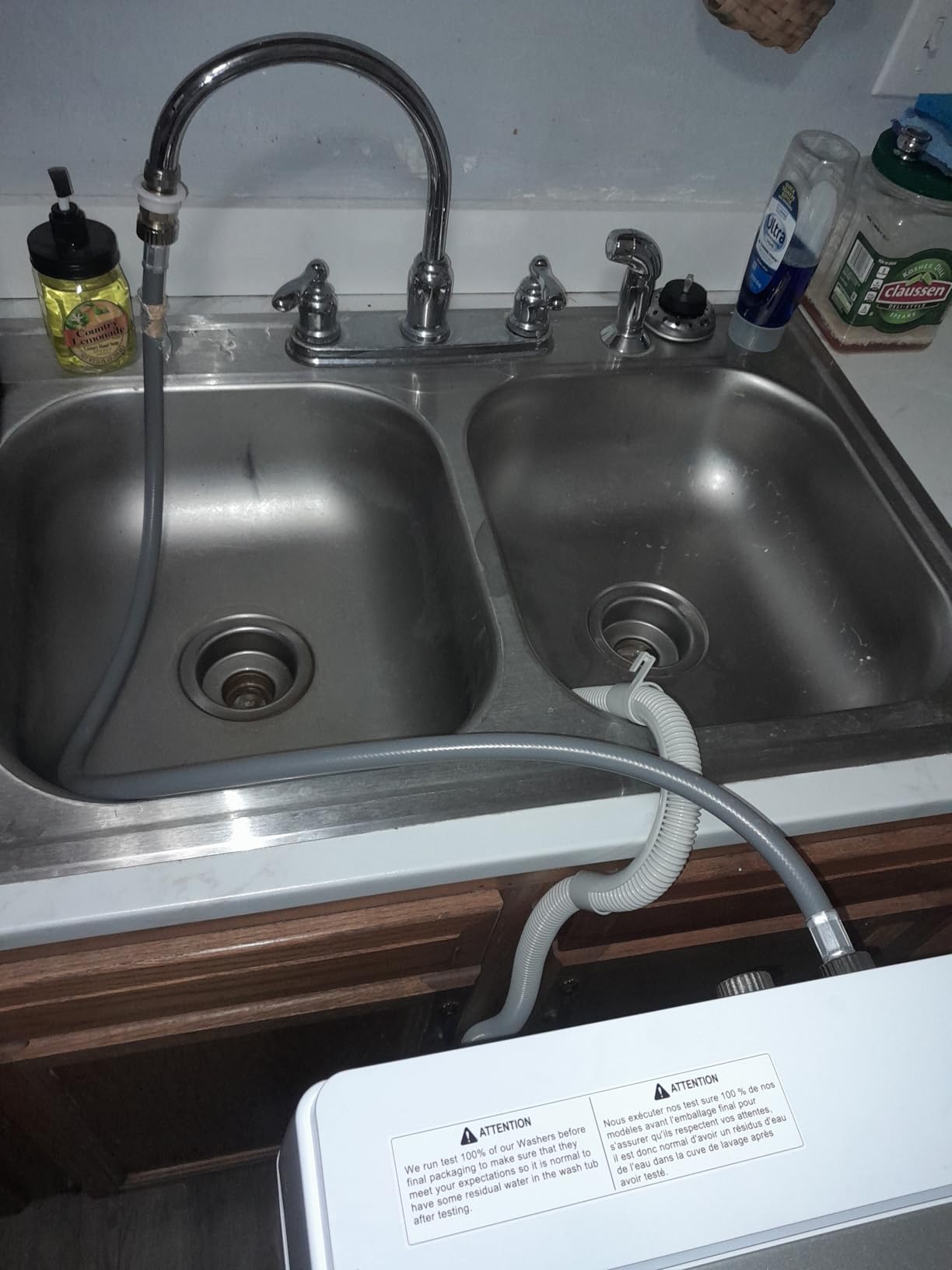 HAMILTON BEACH Portable Washer-LED Digital Display Panel-5 Cycles-Top Loading Design-Low Noise Washing Machine, 2.1 cu ft, White - Customer Photo 1