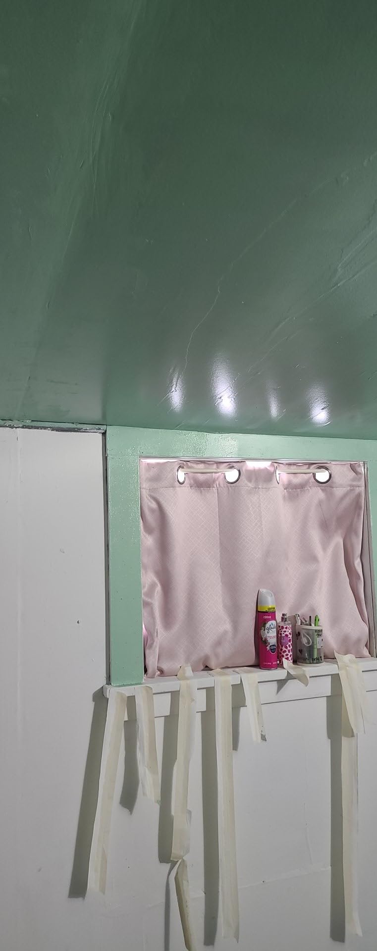 PRESTIGE Exterior Paint and Primer in One, Artist Pallet, Flat, 1 Gallon - Customer Photo 1