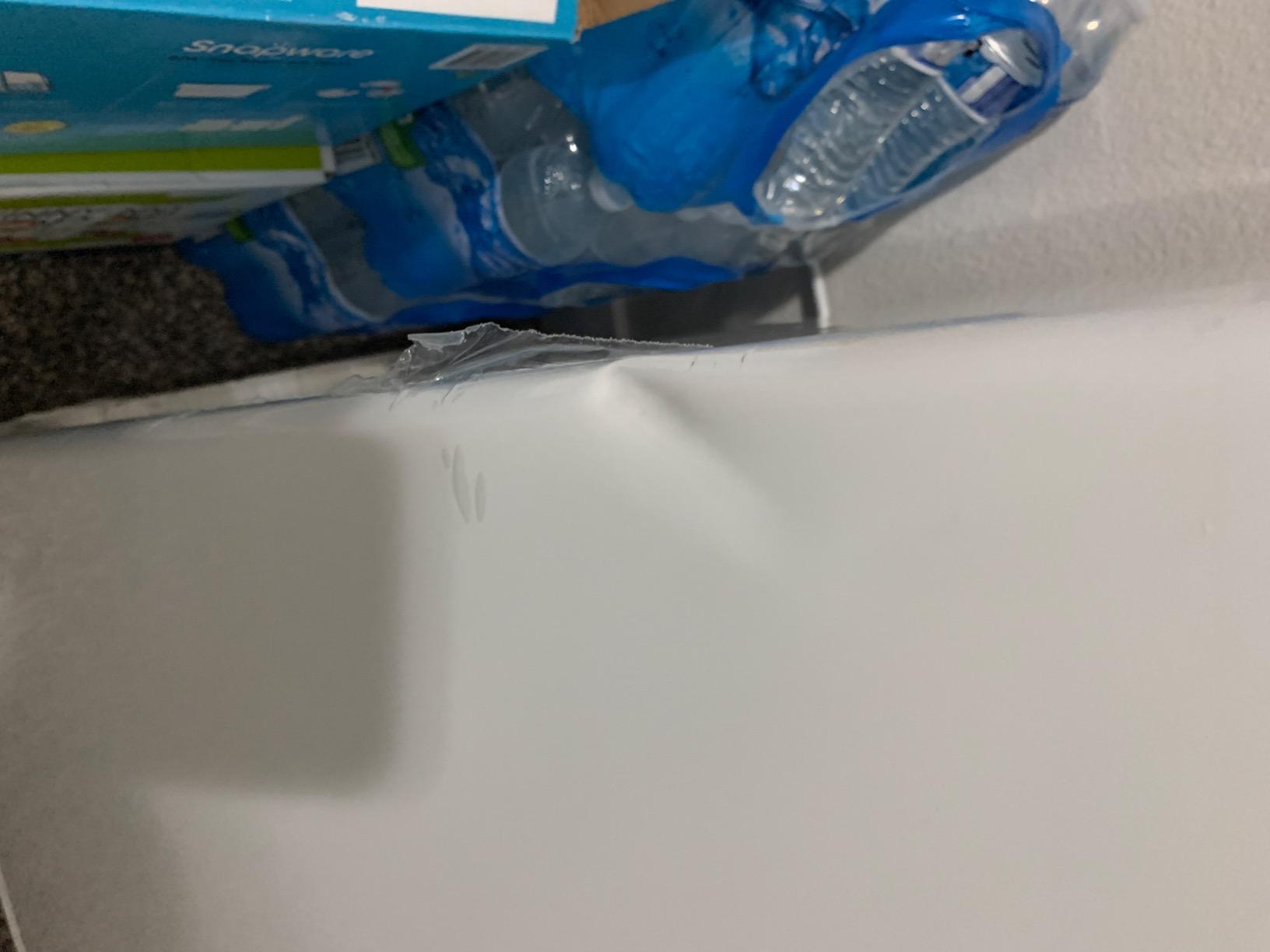 Magic Chef 3.5 cu. ft. Mini Fridge in White with Interior Freezer Section - Customer Photo 2