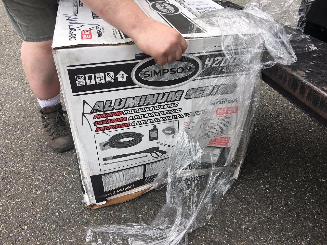 Simpson Cleaning 3600 PSI Gas Pressure Washer, 2.5 GPM Power Washer for Commercial Use, Honda GX200 Engine, 35-Foot MorFlex Hose, Aluminum Series, 49-State (ALH3425) - Customer Photo 2