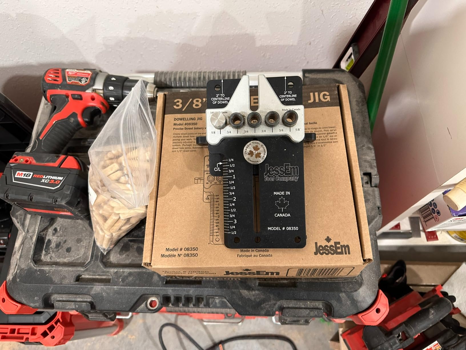 JessEm 08350MK Dowelling Jig Master Kit Precision Woodworking Joinery Tools Customer Review JessEm 08350MK Dowelling Jig Master Kit Precision Woodworking Joinery Tools - Customer Photo 1