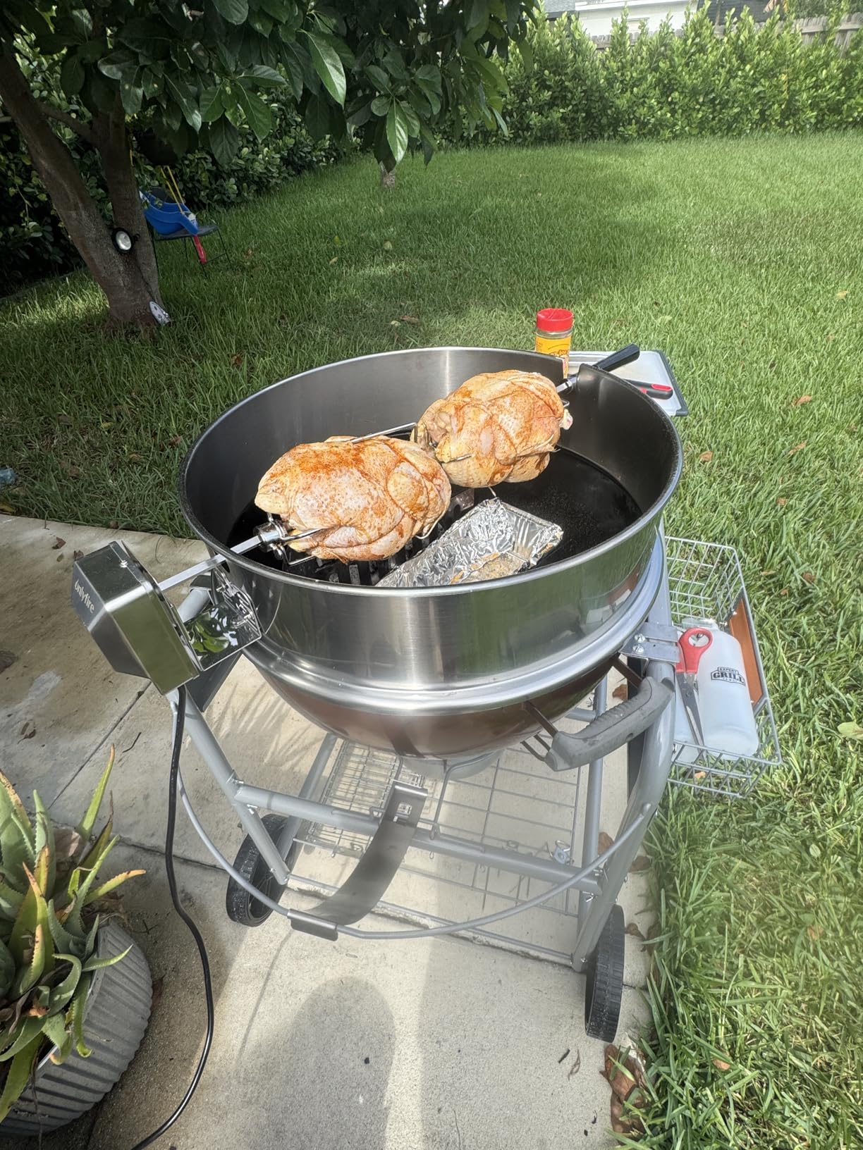 onlyfire Rotisserie Ring Kit for Weber 22-1/2-Inch Charcoal Kettle Grill and Other Similar Models customer photo 1