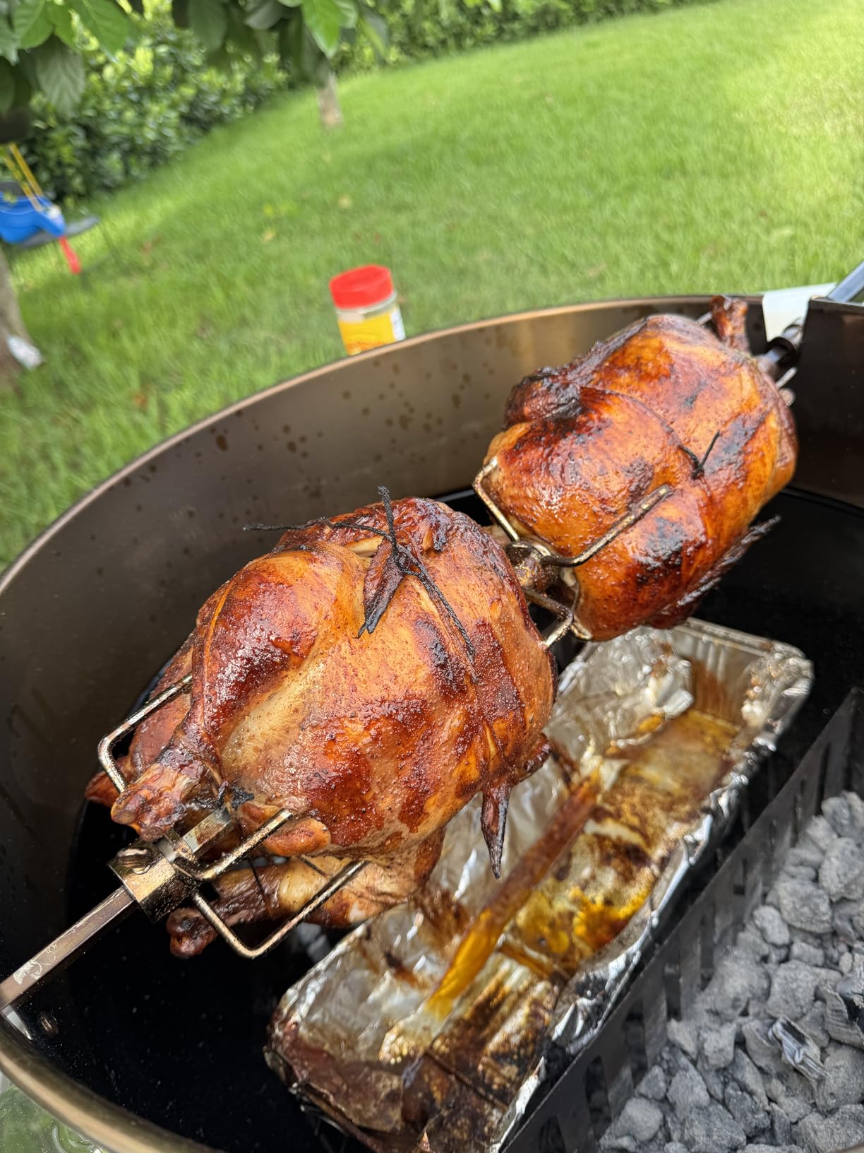 onlyfire Rotisserie Ring Kit for Weber 22-1/2-Inch Charcoal Kettle Grill and Other Similar Models customer photo 2