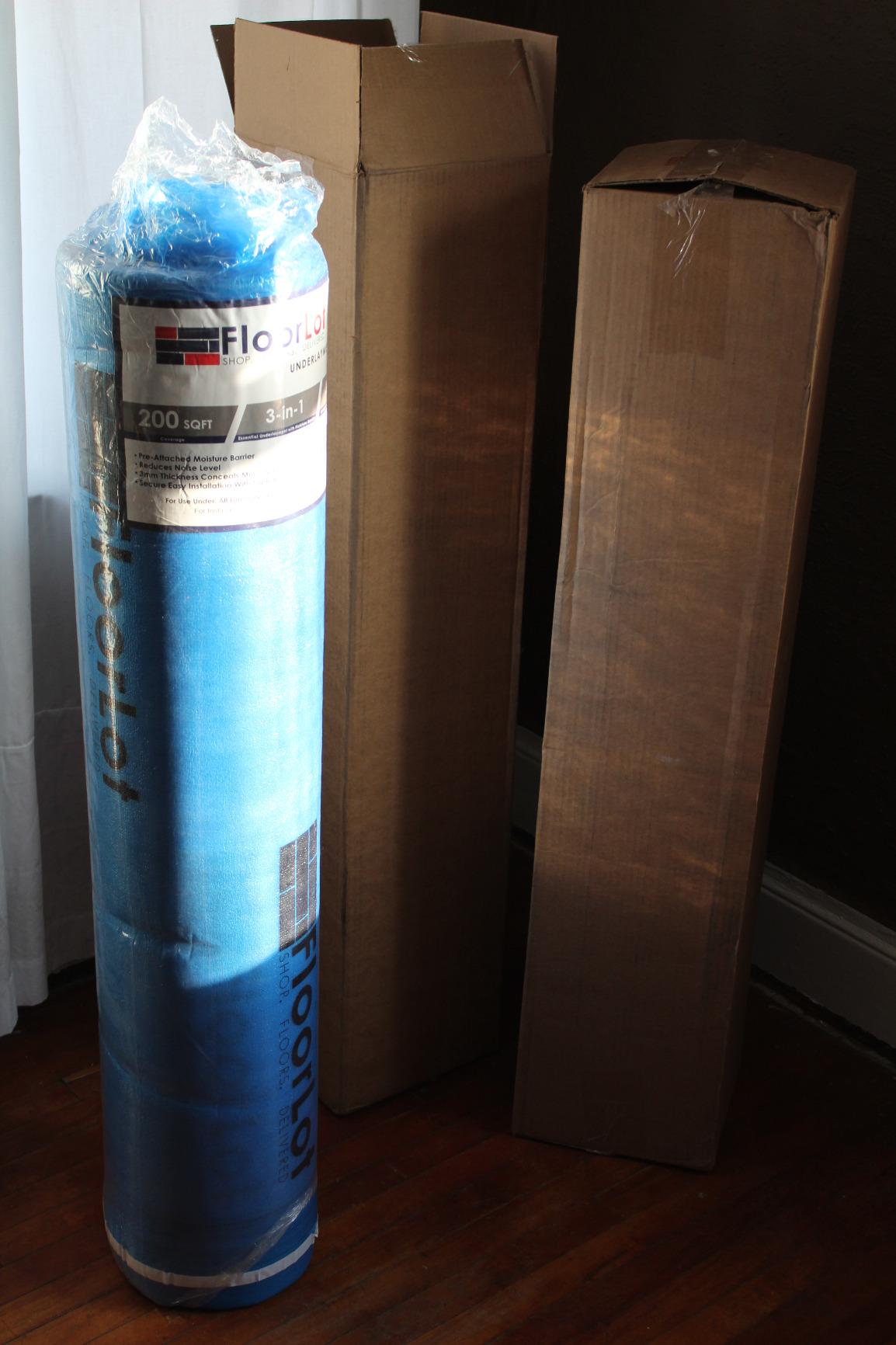 FLOORLOT BlueStep Underlayment with Moisture Barrier for Laminate and Wood Floors, (200 sq.ft Roll) - Customer Photo 2