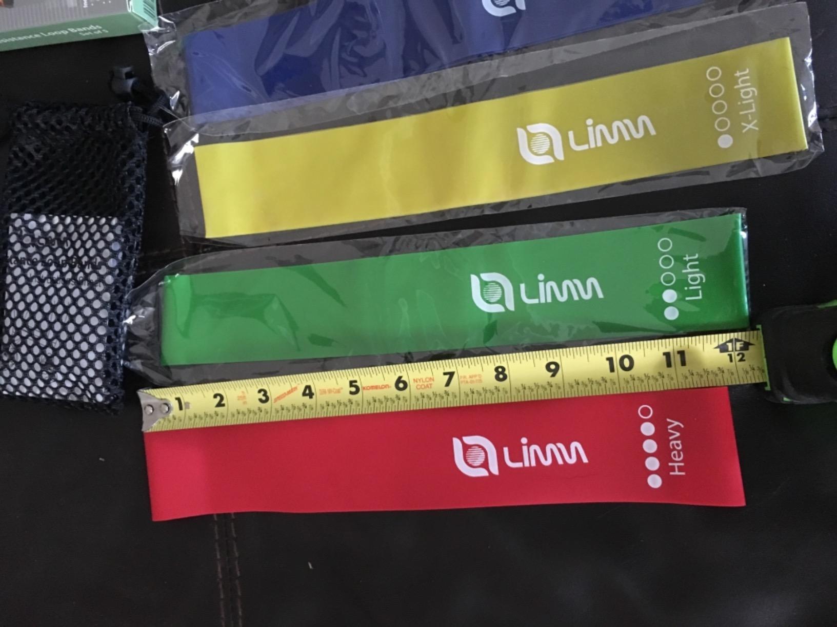 Fittest Pro by Limm Resistance Bands for Legs and Butt, Fabric Exercise Loop Bands Yoga, Pilates, Rehab, Fitness and Home Workout, Strength Bands for Booty - Customer Photo 2