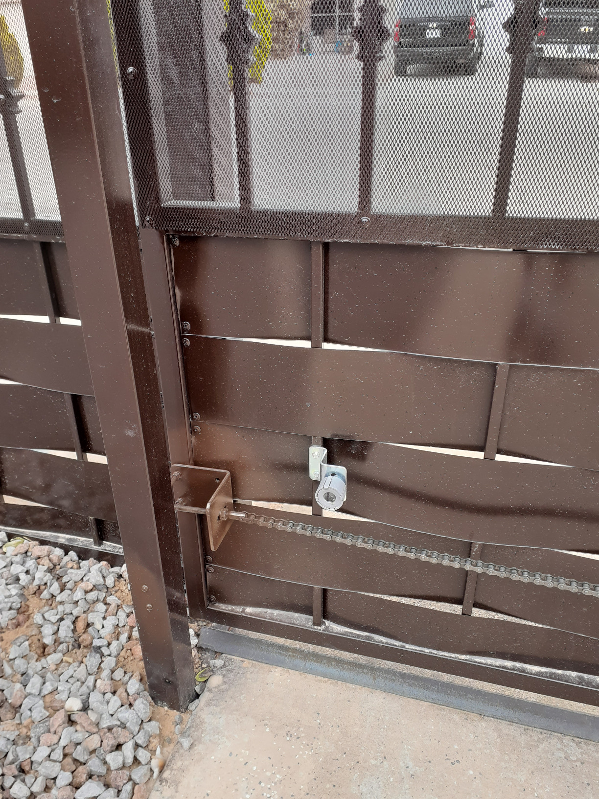 CO-Z 1400lb Sliding Gate Opener Hardware Security System Kit for Sliding Gates Up to 40 Feet, Automatic Gate Opener with Two Remote Controls, Electric Rolling Driveway Slide Gate Motor - Model CG1400 - Customer Photo 2