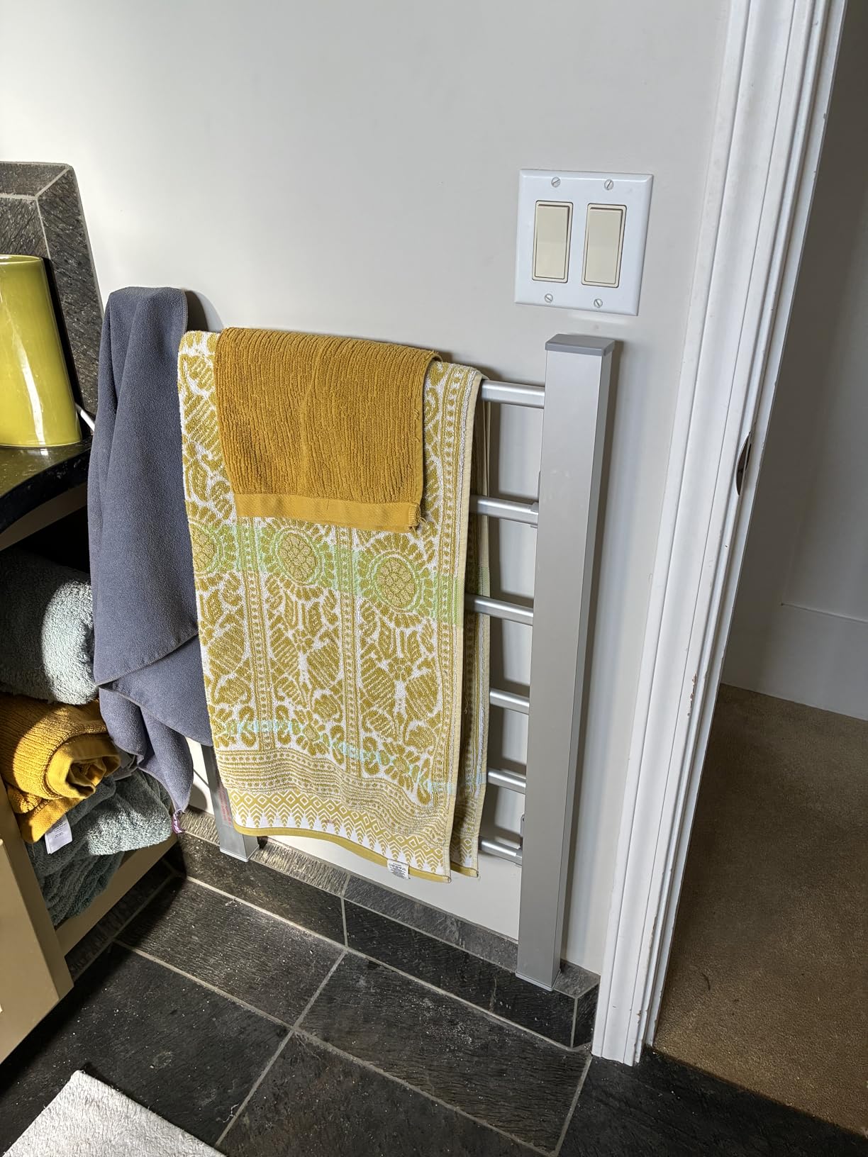 Pursonic TW300 6-Bar Freestanding or Wall Mountable Towel Warmer,Silver Customer Review Pursonic TW300 6-Bar Freestanding or Wall Mountable Towel Warmer,Silver - Customer Photo 1