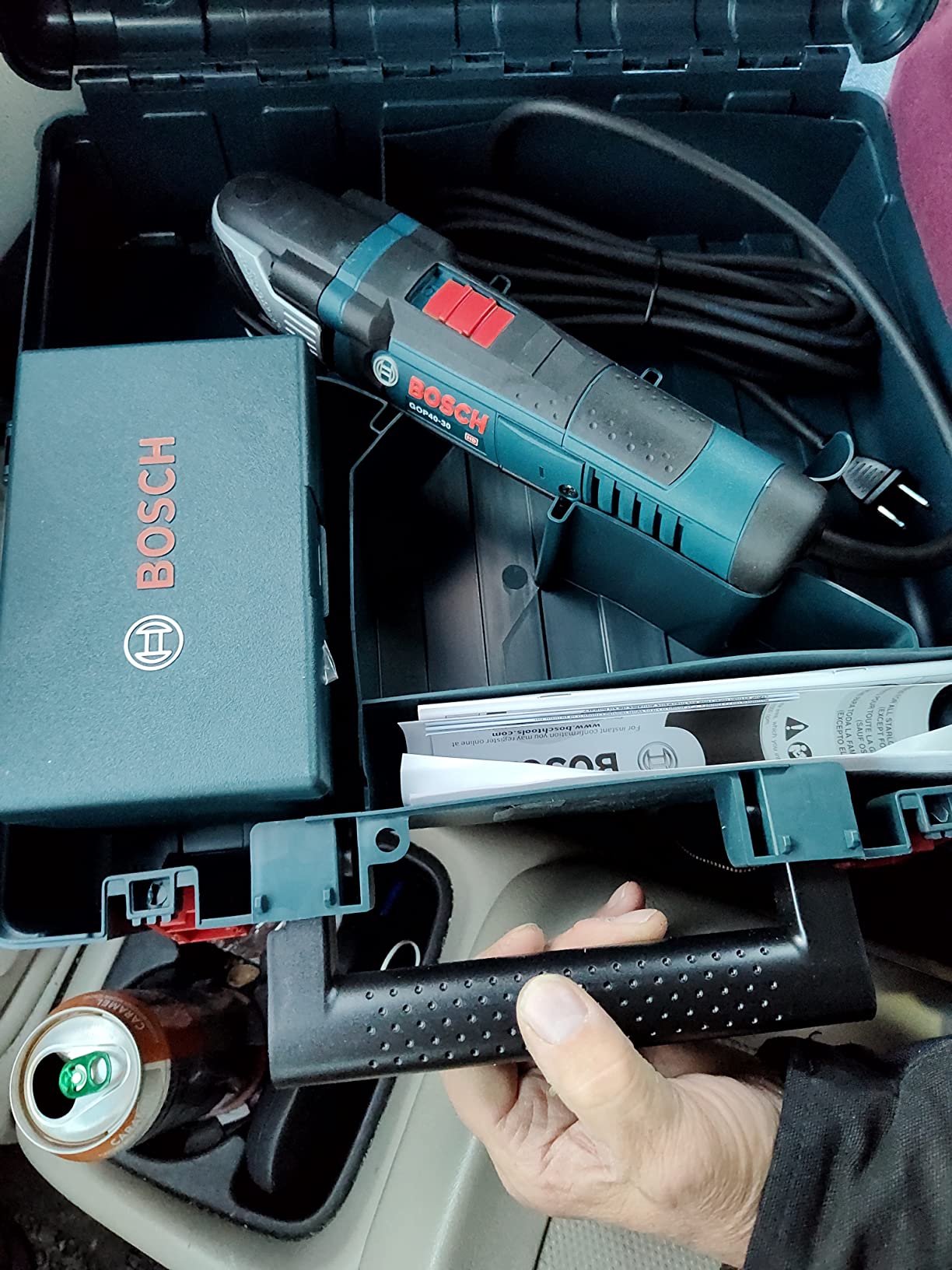 BOSCH GOP40-30C StarlockPlus Oscillating Multi-Tool Kit (32 Accessories & Case) - 4.0 Amp Motor, 20,000 Oscillations per Minute, Variable-Speed Dial - Customer Photo 1