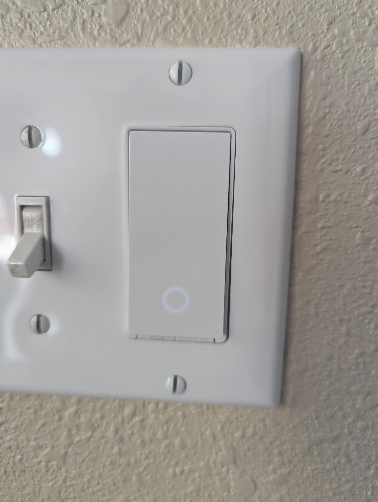 Kasa Smart Light Switch HS200, Single Pole, Needs Neutral Wire, 2.4GHz Wi-Fi Light Switch Works with Google Home, UL Certified, No Hub Required, White - Customer Photo 1