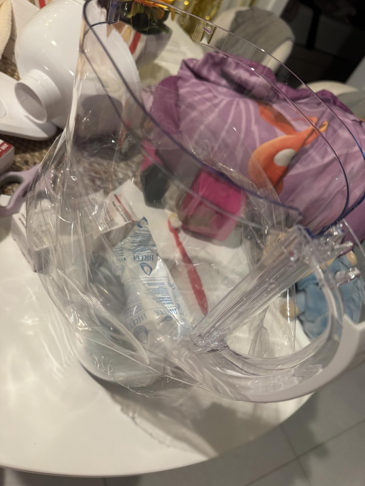 Brita Large Water Filter Pitcher for Tap and Drinking Water, Includes 1 Standard Filter, BPA-Free, Lasts Two Months, 10-Cup Capacity, Bright White - Customer Photo 1