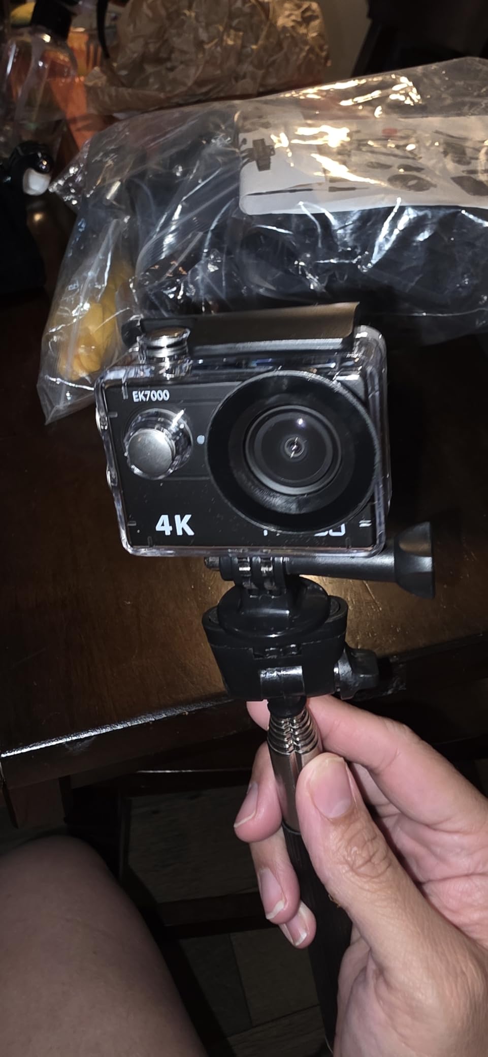 AKASO EK7000 4K30FPS 20MP WiFi Action Camera with EIS Ultra HD 131FT Waterproof Underwater Camera Remote Control 4X Zoom Support External Microphone Black Customer Review AKASO EK7000 4K30FPS 20MP WiFi Action Camera with EIS Ultra HD 131FT Waterproof Underwater Camera Remote Control 4X Zoom Support External Microphone Black - Customer Photo 3