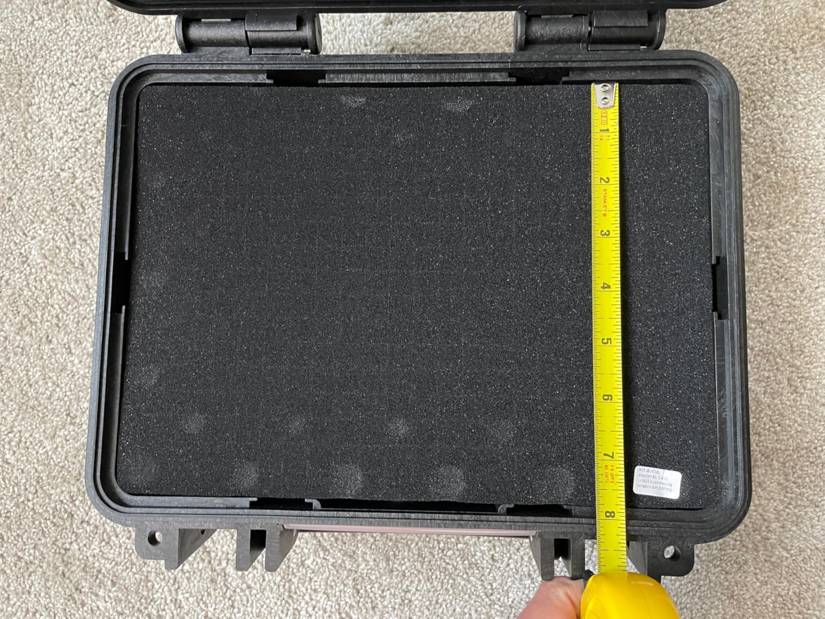 Amazon Basics Hard Camera Case, Small, Black, Solid, 12L x 11W x 6H Customer Review Amazon Basics Hard Camera Case, Small, Black, Solid, 12L x 11W x 6H - Customer Photo 1