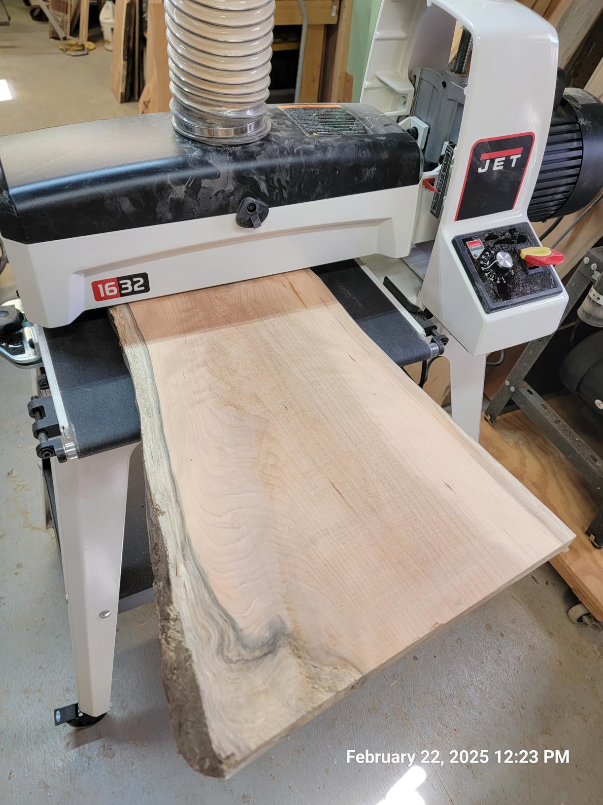 JET 16-Inch Drum Sander, Open Stand, 1-1/2 HP, 115V 1Ph (JWDS-1632) - Customer Photo 1
