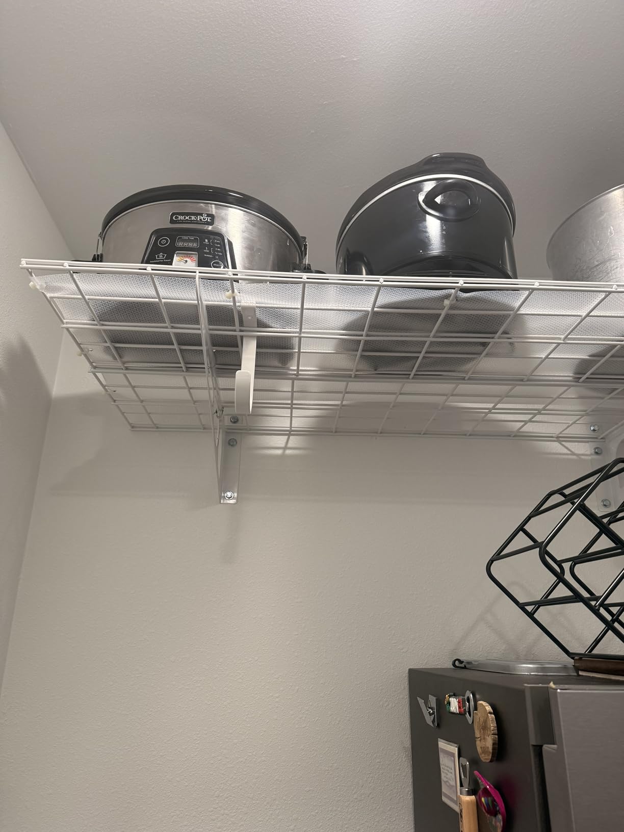 FLEXIMOUNTS 2-Pack 2x6ft Garage Shelving 24-inch-by-72-inch Wall Shelf Garage Storage Rack Floating Shelves, Black, Classic Series - Customer Photo 1