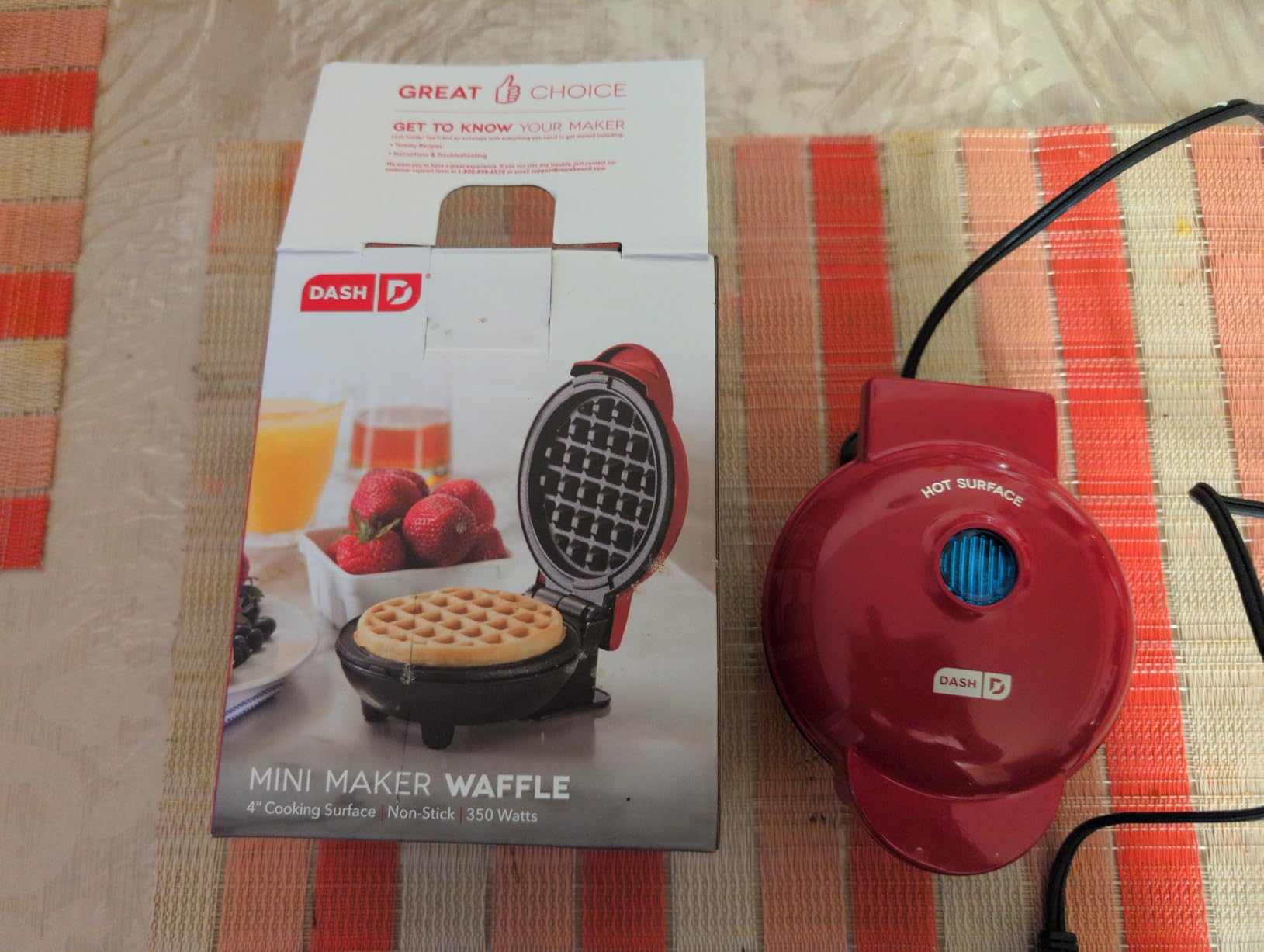 DASH Mini Waffle Maker - 4
