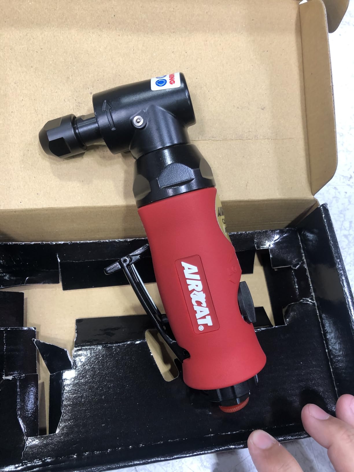 AIRCAT Pneumatic Tools 6280 .75 HP Angle Die Grinder with Spindle Lock 18,000 RPM Customer Review AIRCAT Pneumatic Tools 6280 .75 HP Angle Die Grinder with Spindle Lock 18,000 RPM - Customer Photo 2