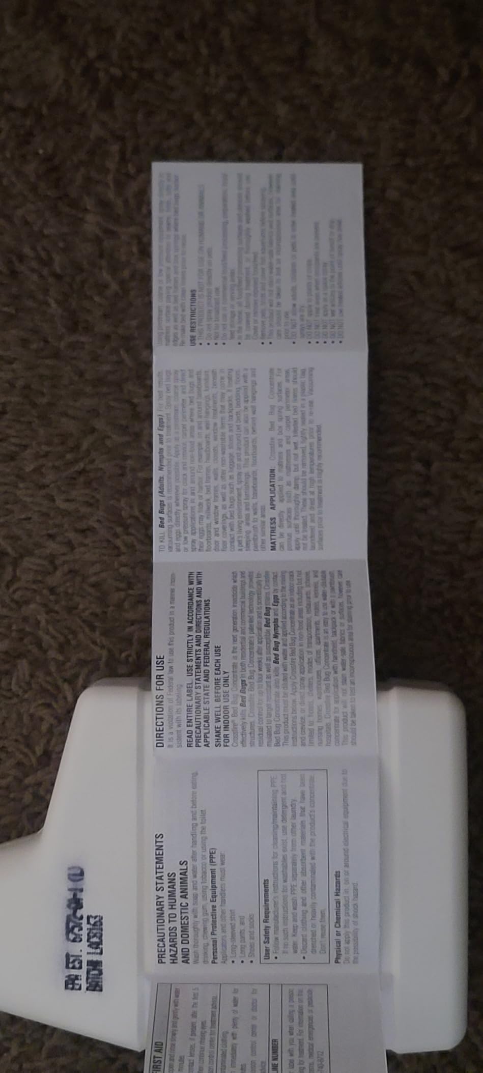 MGK Crossfire Bed Bug Concentrate | Kills Pyrethroid-Resistant Bed Bug Strains | 13 oz | Non-Staining - Customer Photo 2