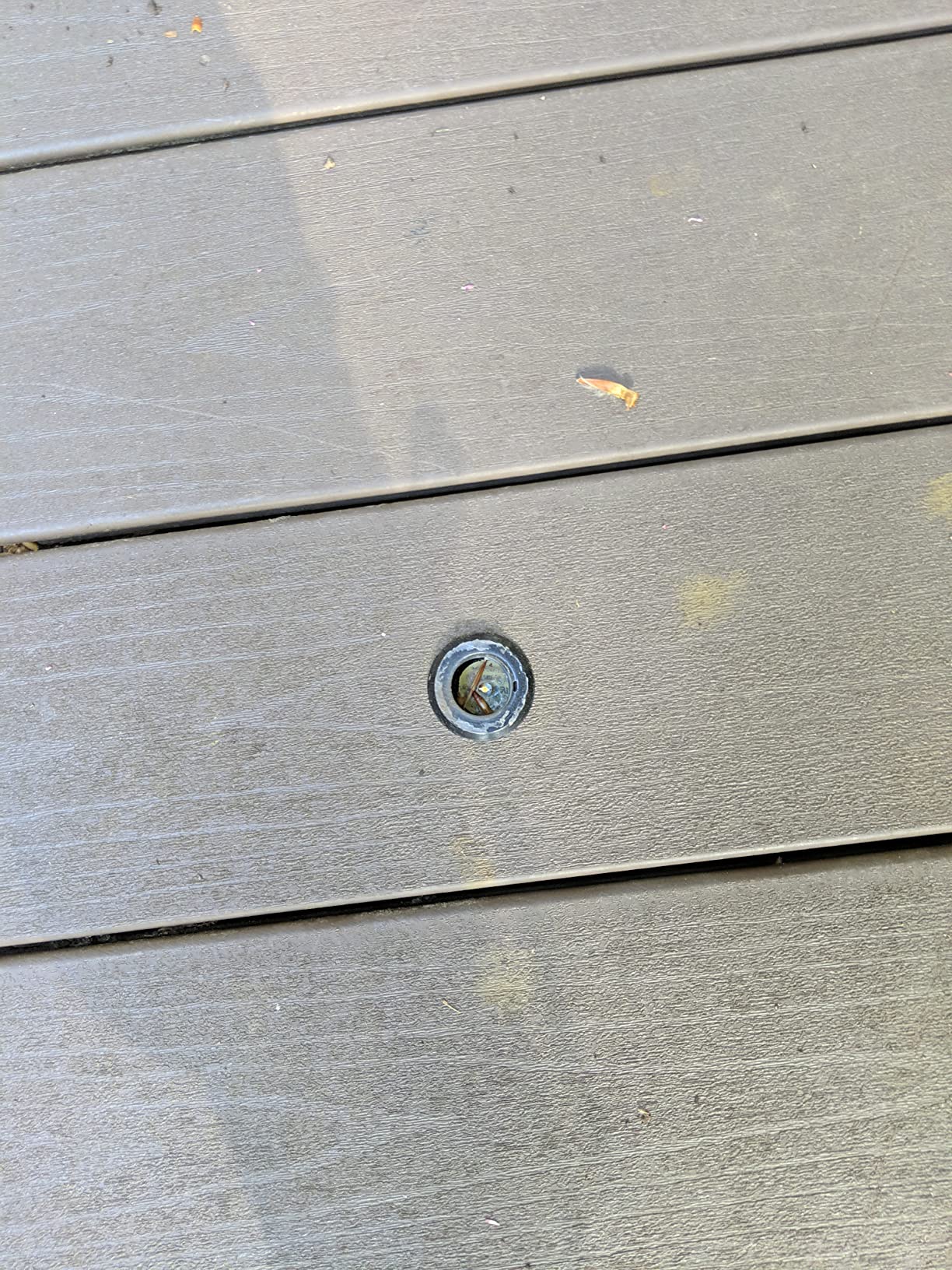 TimberTech LED in-Deck Lights 4 - Pack - Bronze - Customer Photo 1