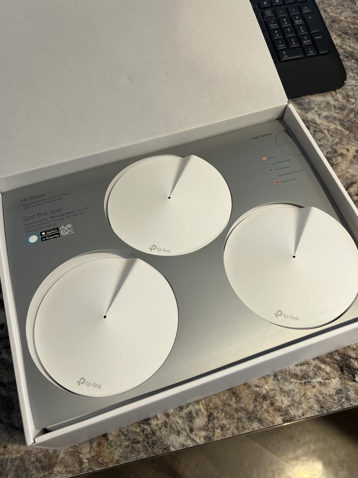 TP-Link Deco M5 Mesh WiFi System - Up to 5,500 sq. ft. Whole Home Coverage and 100+ Devices,WiFi Router/Extender Replacement, Anitivirus, 3-Pack - Customer Photo 2