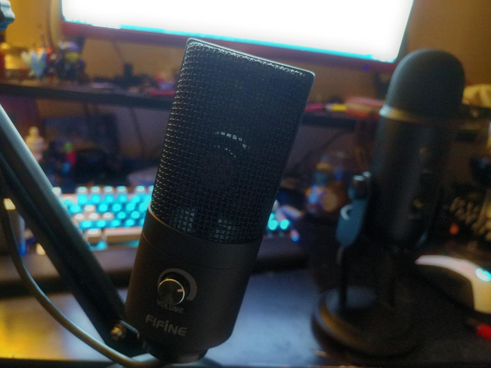 FIFINE USB Microphone, Metal Condenser Recording Microphone for MAC OS, Windows, Cardioid Laptop Mic for Recording Vocals, Voice Overs, Streaming, Meeting and YouTube Videos-K669B Customer Review FIFINE USB Microphone, Metal Condenser Recording Microphone for MAC OS, Windows, Cardioid Laptop Mic for Recording Vocals, Voice Overs, Streaming, Meeting and YouTube Videos-K669B - Customer Photo 2