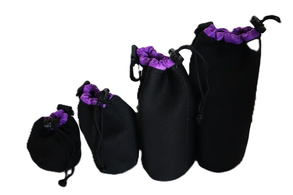 CADeN Lens Pouch Set 4 Pack Replacement Compatible for Canon, Nikon, Sony Customer Review CADeN Lens Pouch Set 4 Pack Replacement Compatible for Canon, Nikon, Sony - Customer Photo 2
