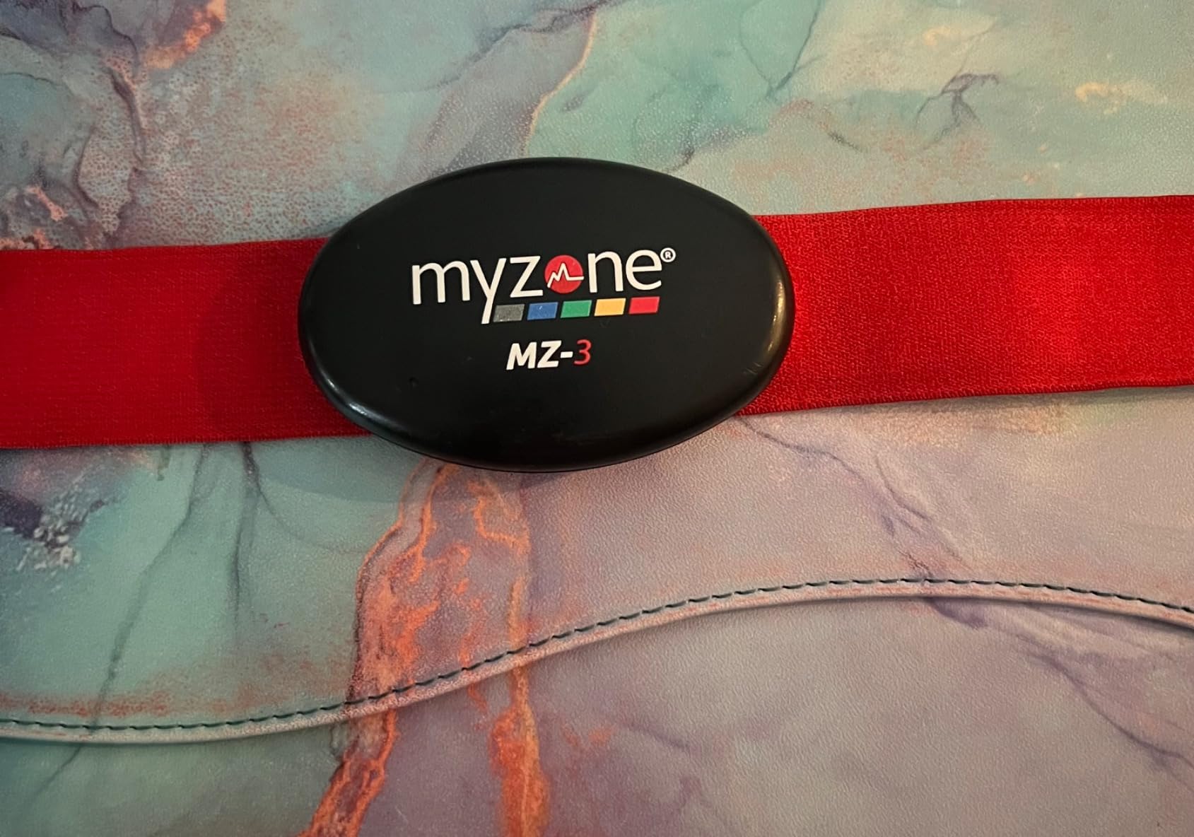 MYZONE MZ-3 Physical Activity Chest Strap Heart Rate Monitor - Fitness & Activity Tracker - Customer Photo 4