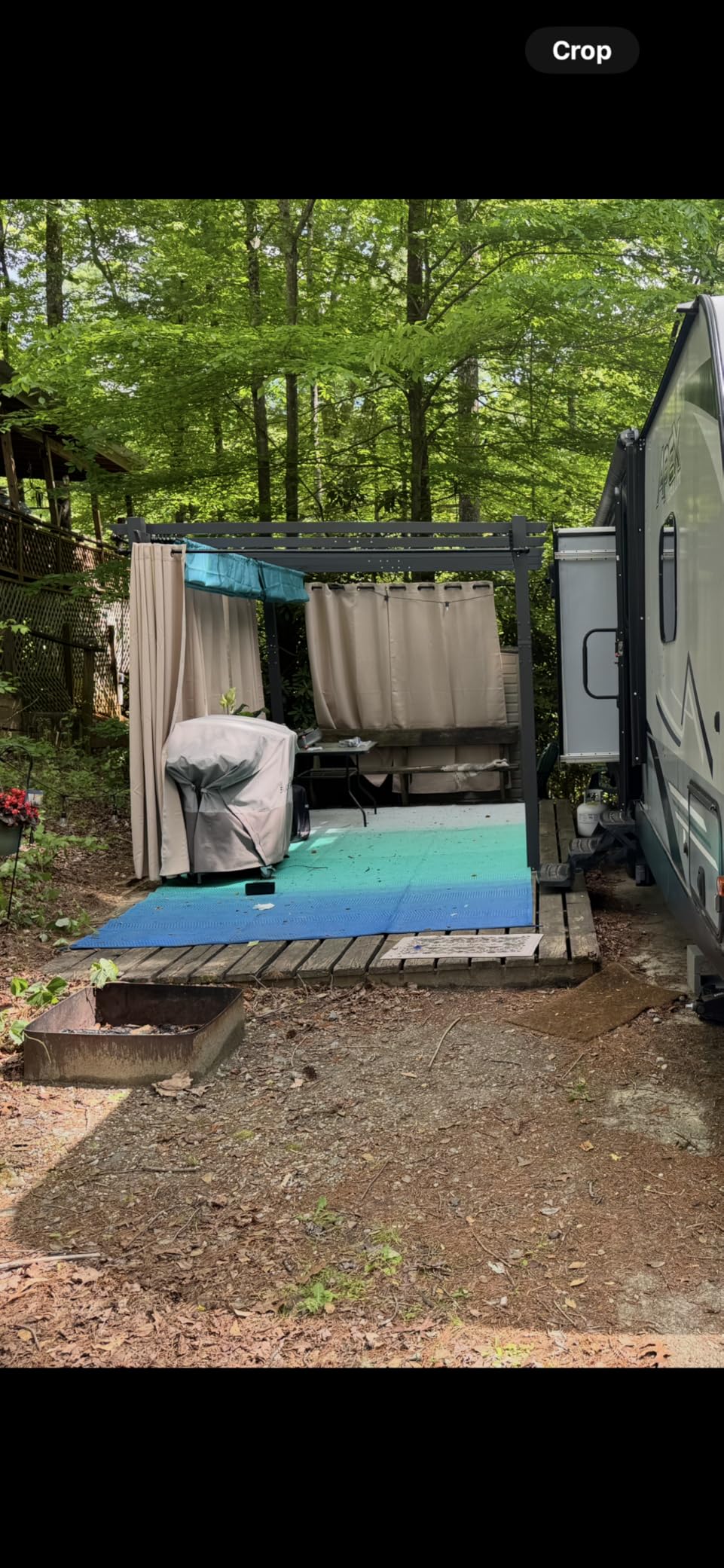 RYB HOME Outdoor Curtains for Patio - Blackout Waterproof Outside Curtains for Porch Pavilion Gazebo Weatherproof Wind Resistant, 1 Panel, 52 inches Wide x 84 inches Long, Biscotti Beige - Customer Photo 1