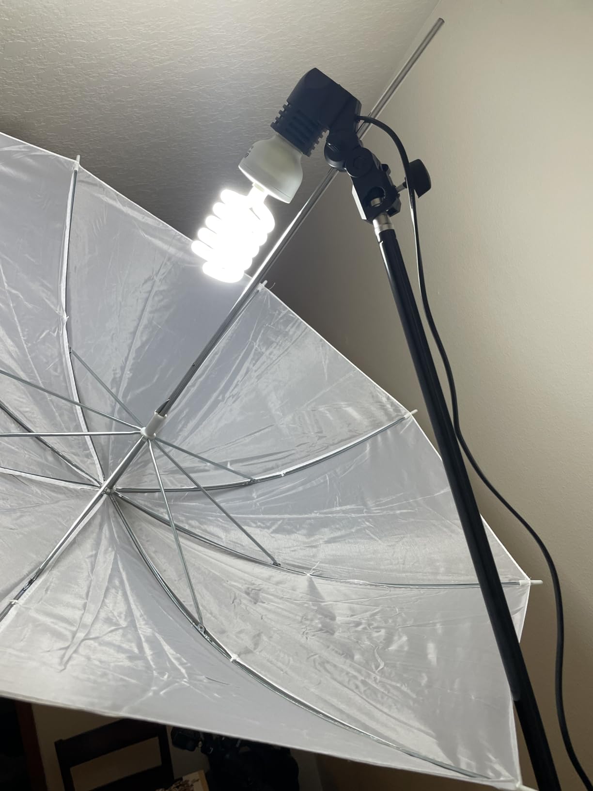 EMART Photography Umbrella Lighting Kit, 200W 5500K Photo Portrait Continuous Reflector Lights for Camera Video Studio Shooting Daylight (1 Pack) Customer Review EMART Photography Umbrella Lighting Kit, 200W 5500K Photo Portrait Continuous Reflector Lights for Camera Video Studio Shooting Daylight (1 Pack) - Customer Photo 2